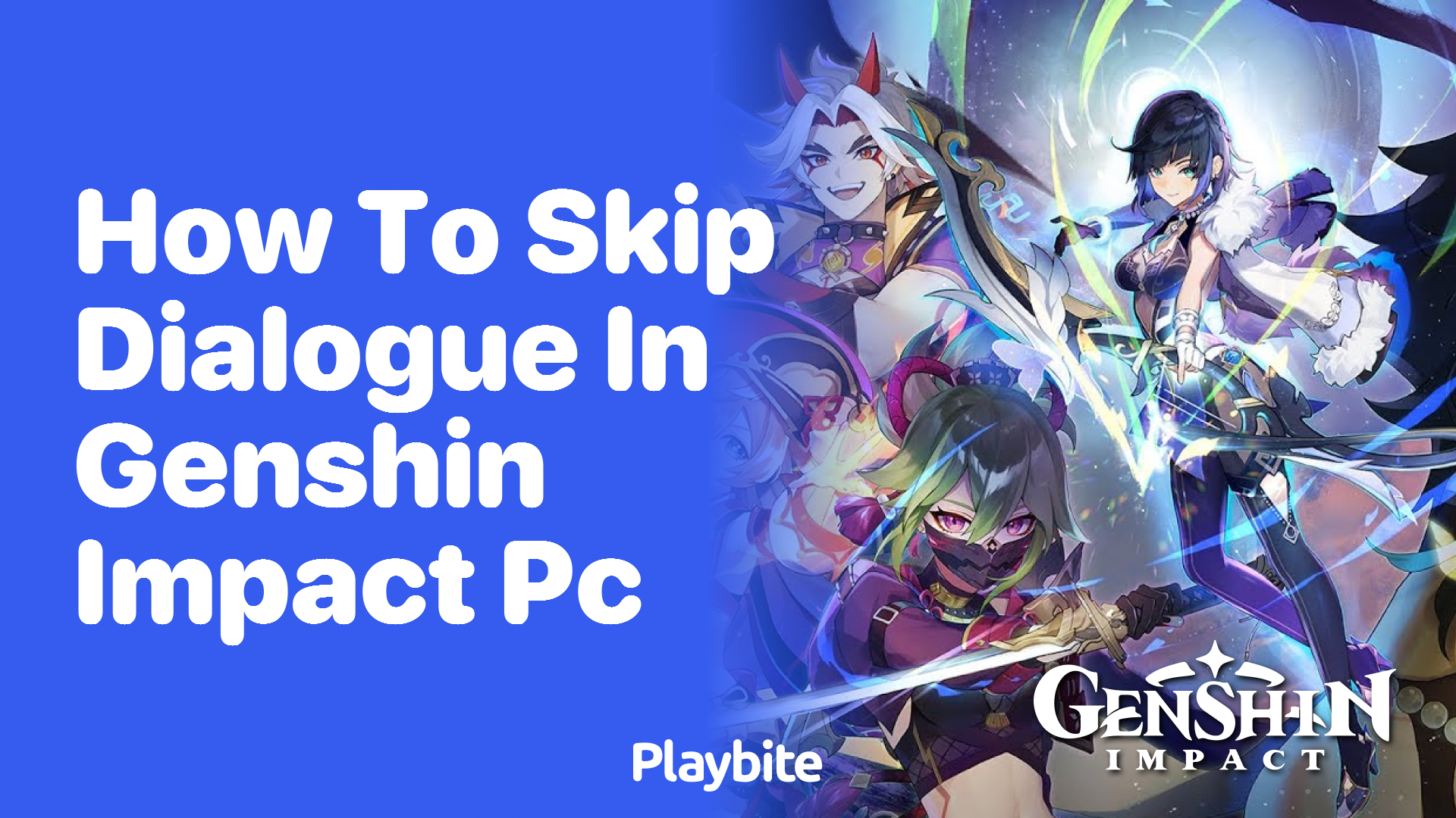 How to Skip Dialogue in Genshin Impact on PC
