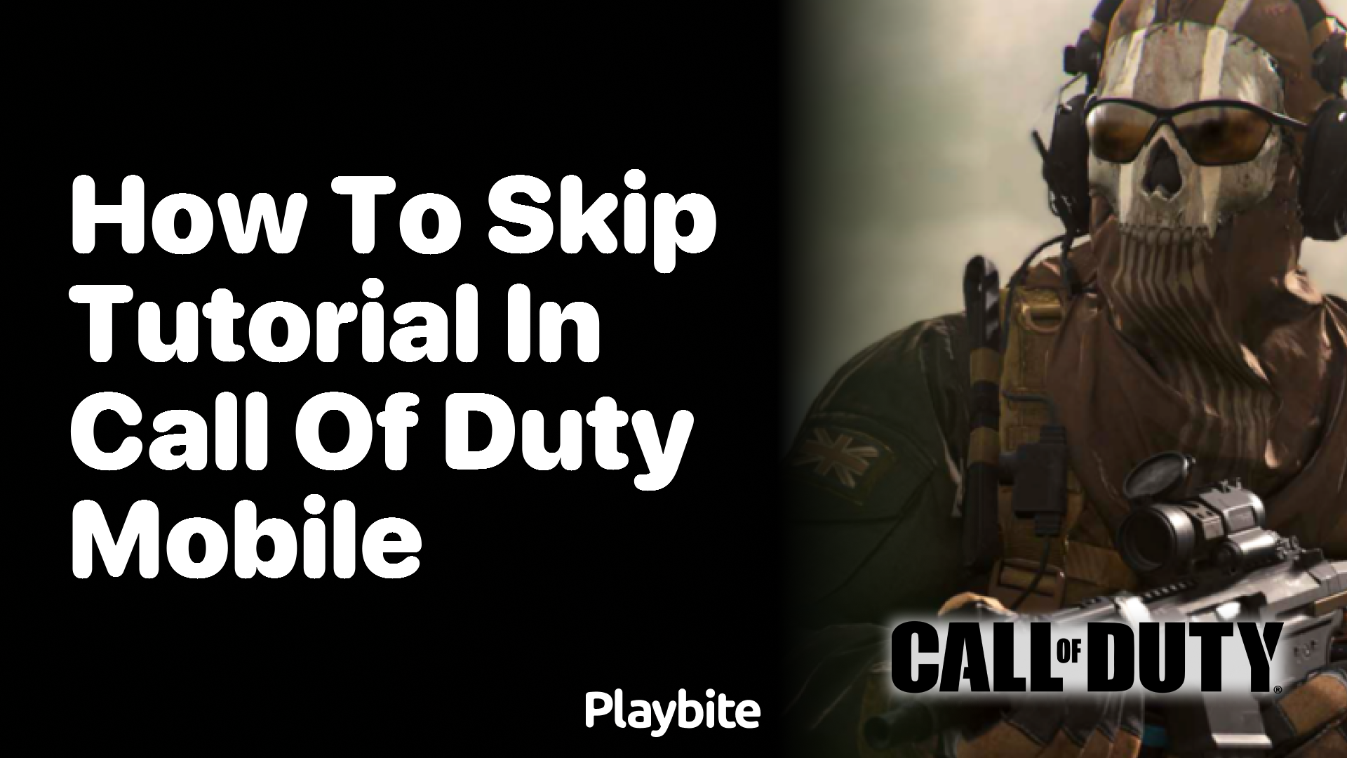 How to Skip the Tutorial in Call of Duty Mobile