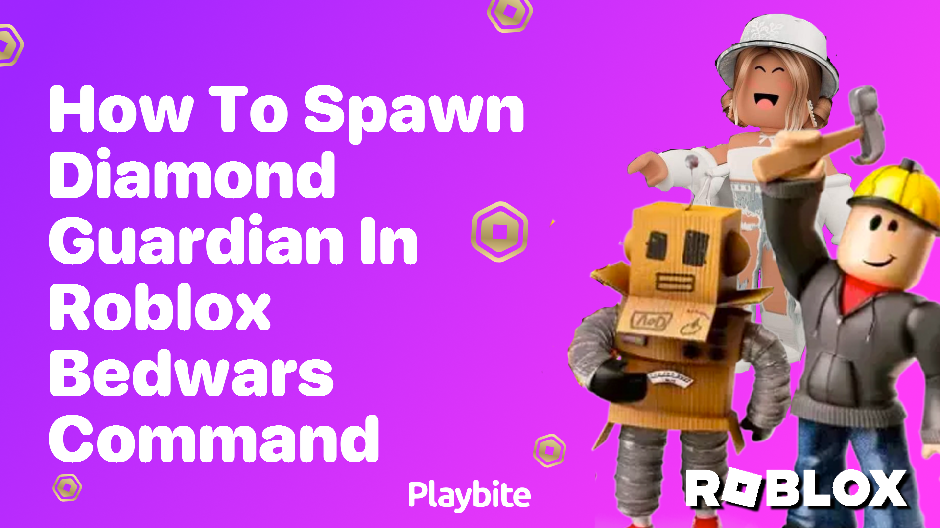 How to Spawn Diamond Guardian in Roblox Bedwars with a Command