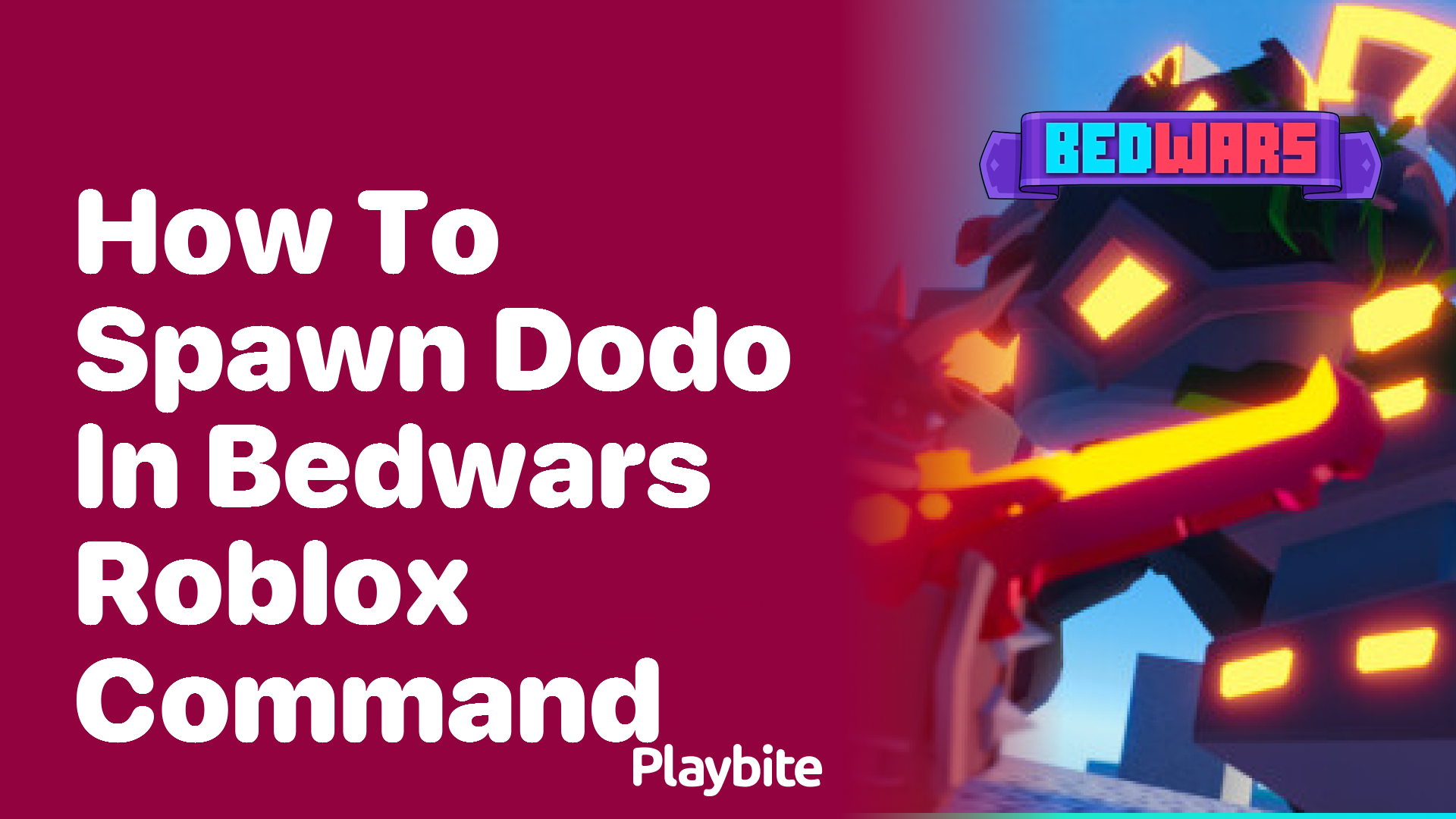 How to Spawn Dodo in Bedwars Roblox Command