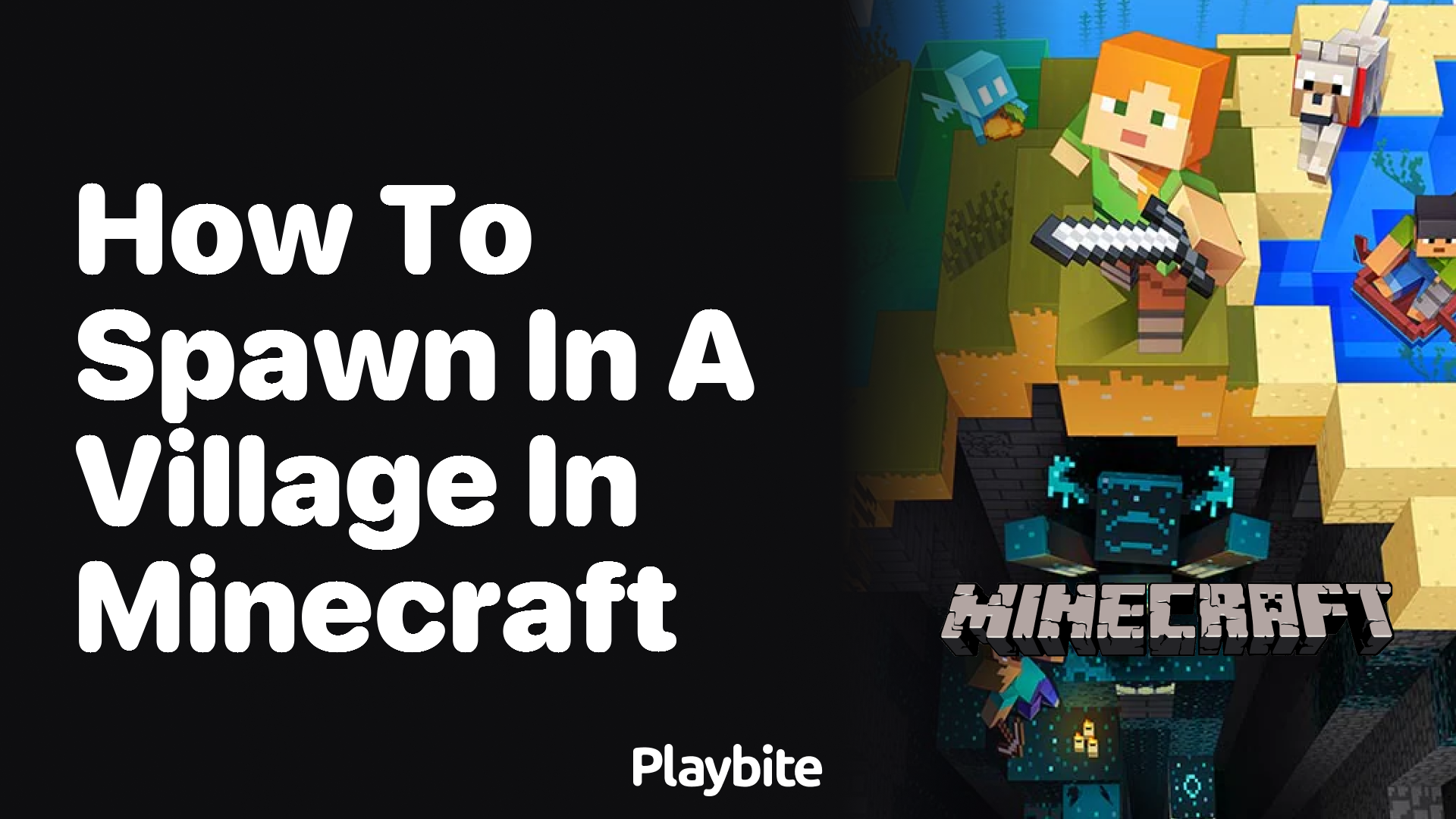 How to Spawn in a Village in Minecraft