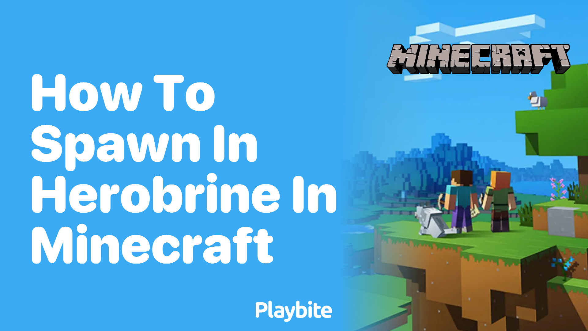 How to Spawn in Herobrine in Minecraft