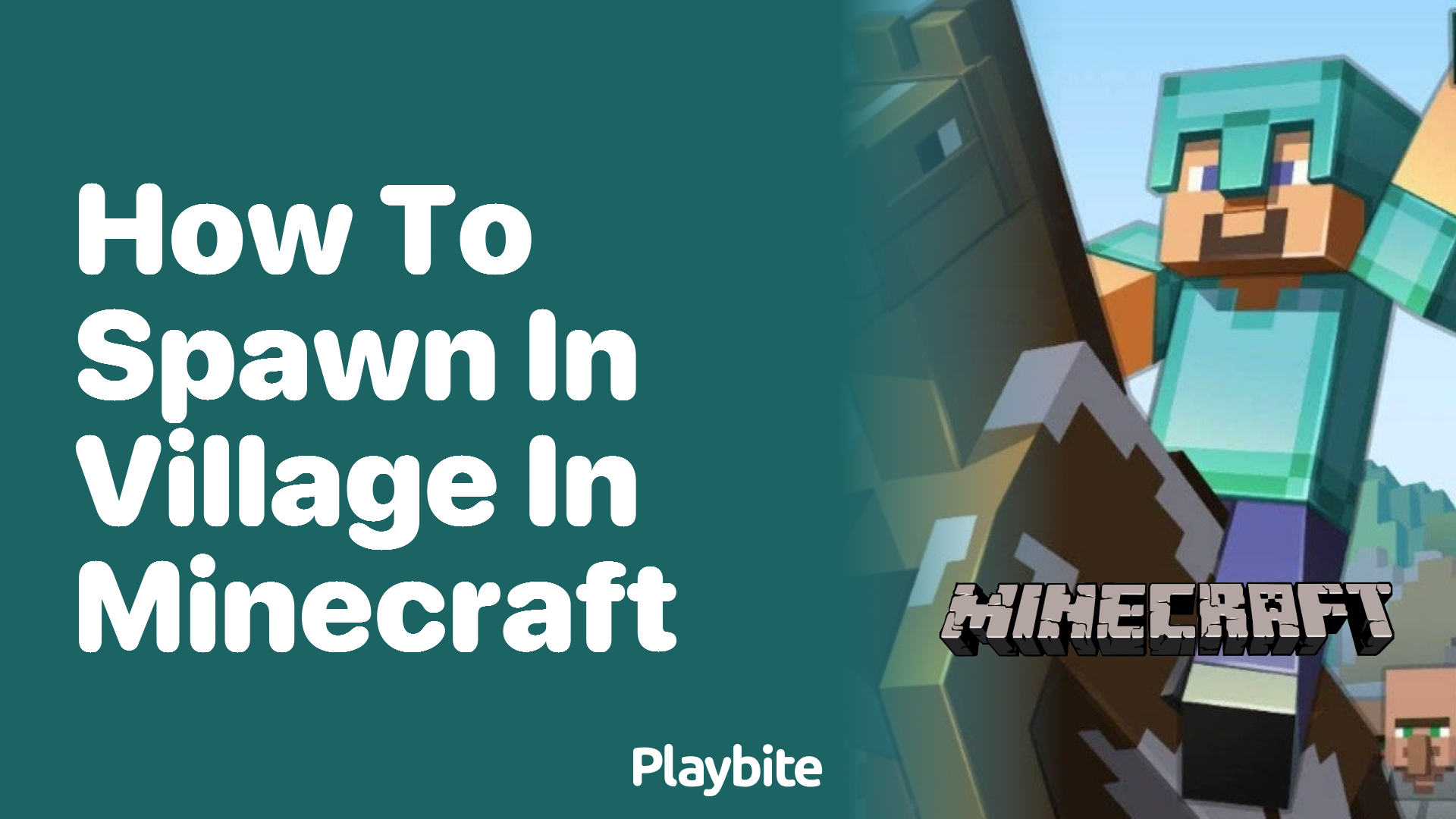 How to Spawn in a Village in Minecraft