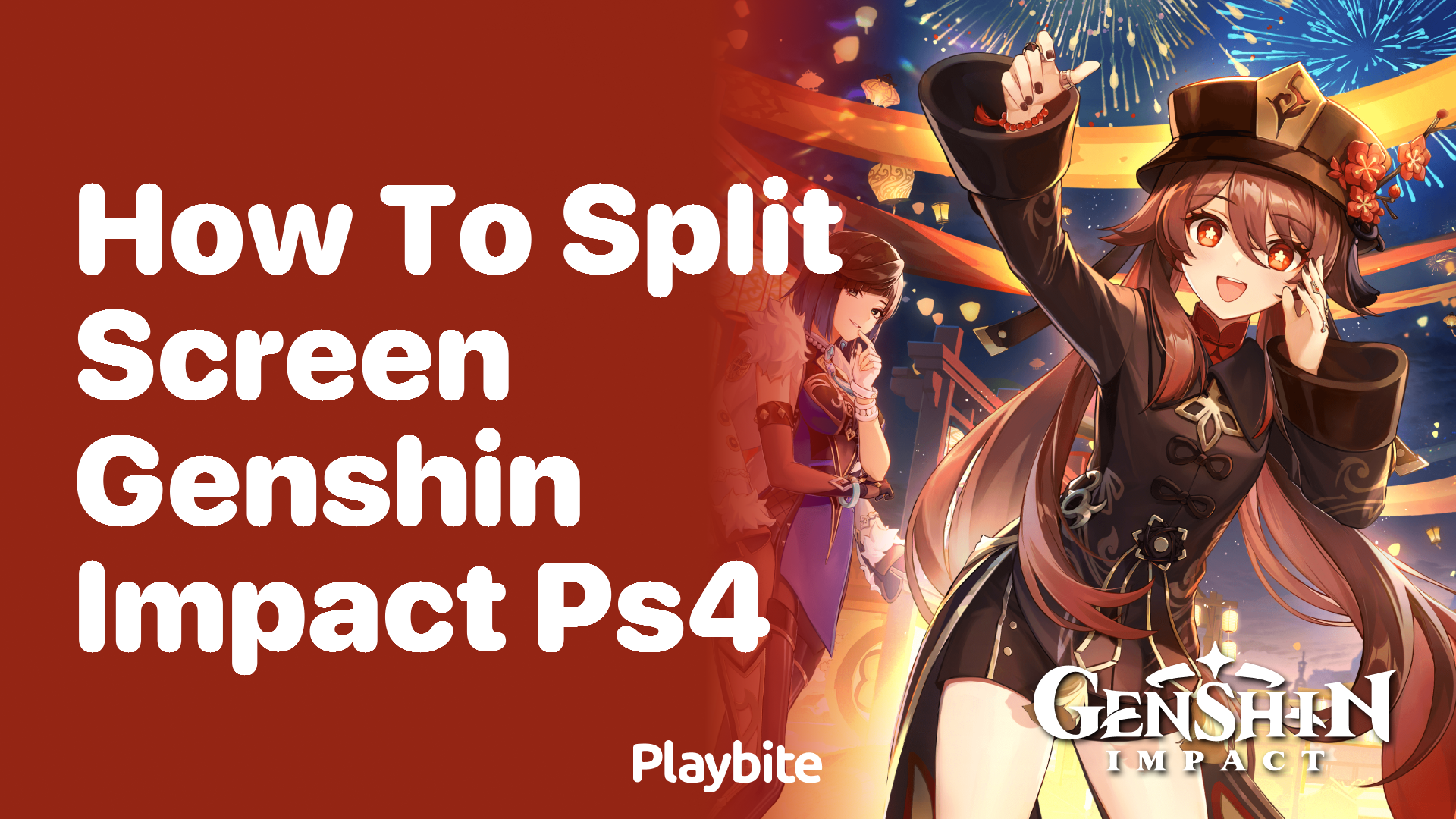 How to Split Screen Genshin Impact on PS4
