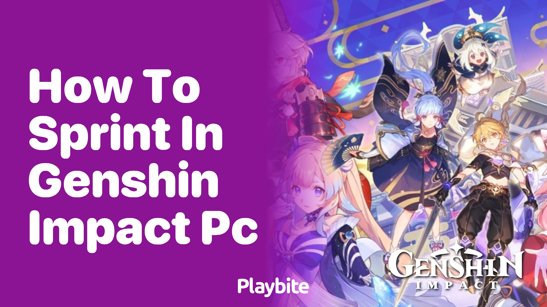 How to Sprint in Genshin Impact on PC