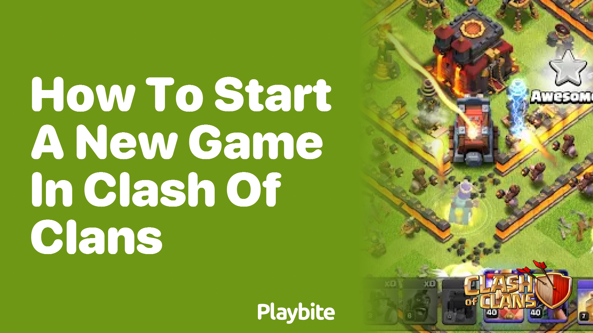 How to Start a New Game in Clash of Clans