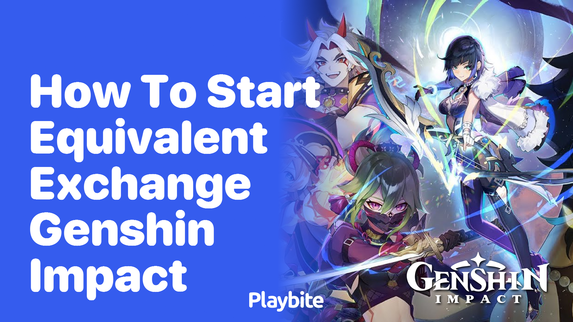 How to Start Equivalent Exchange in Genshin Impact