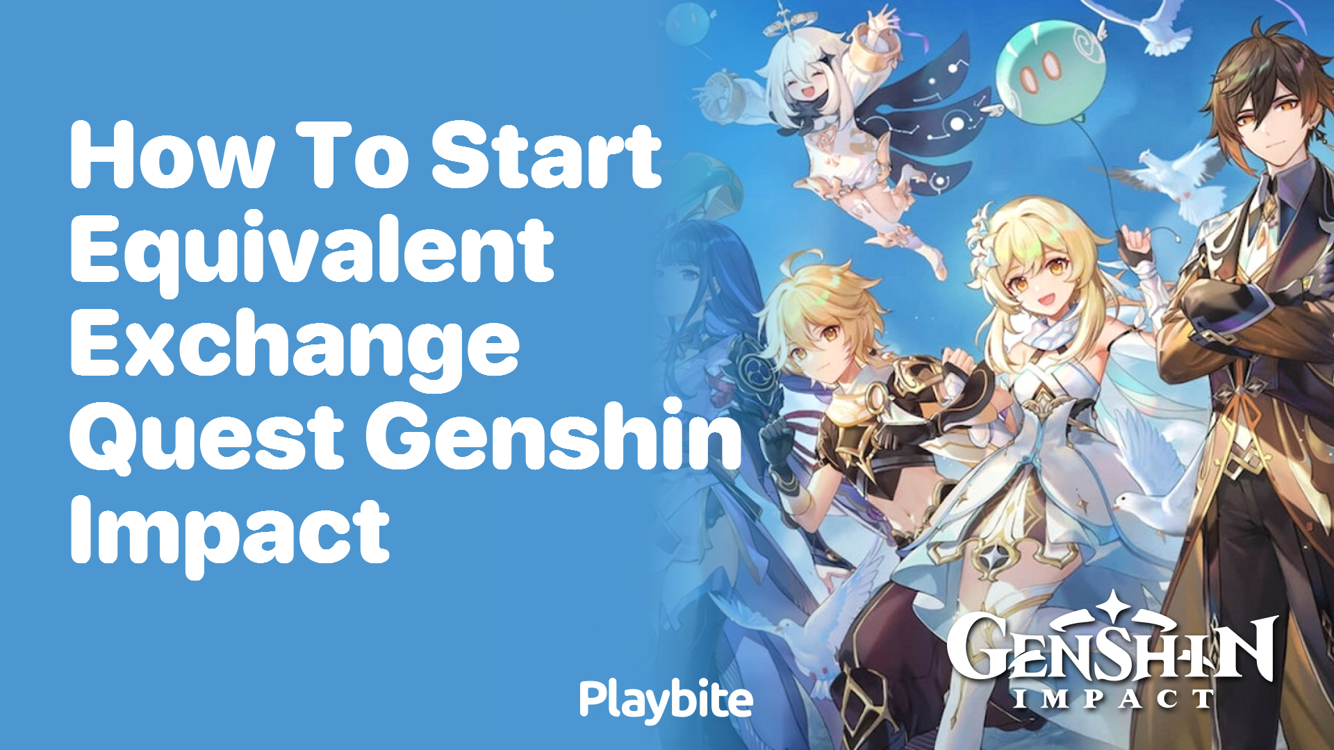 How to Start the Equivalent Exchange Quest in Genshin Impact