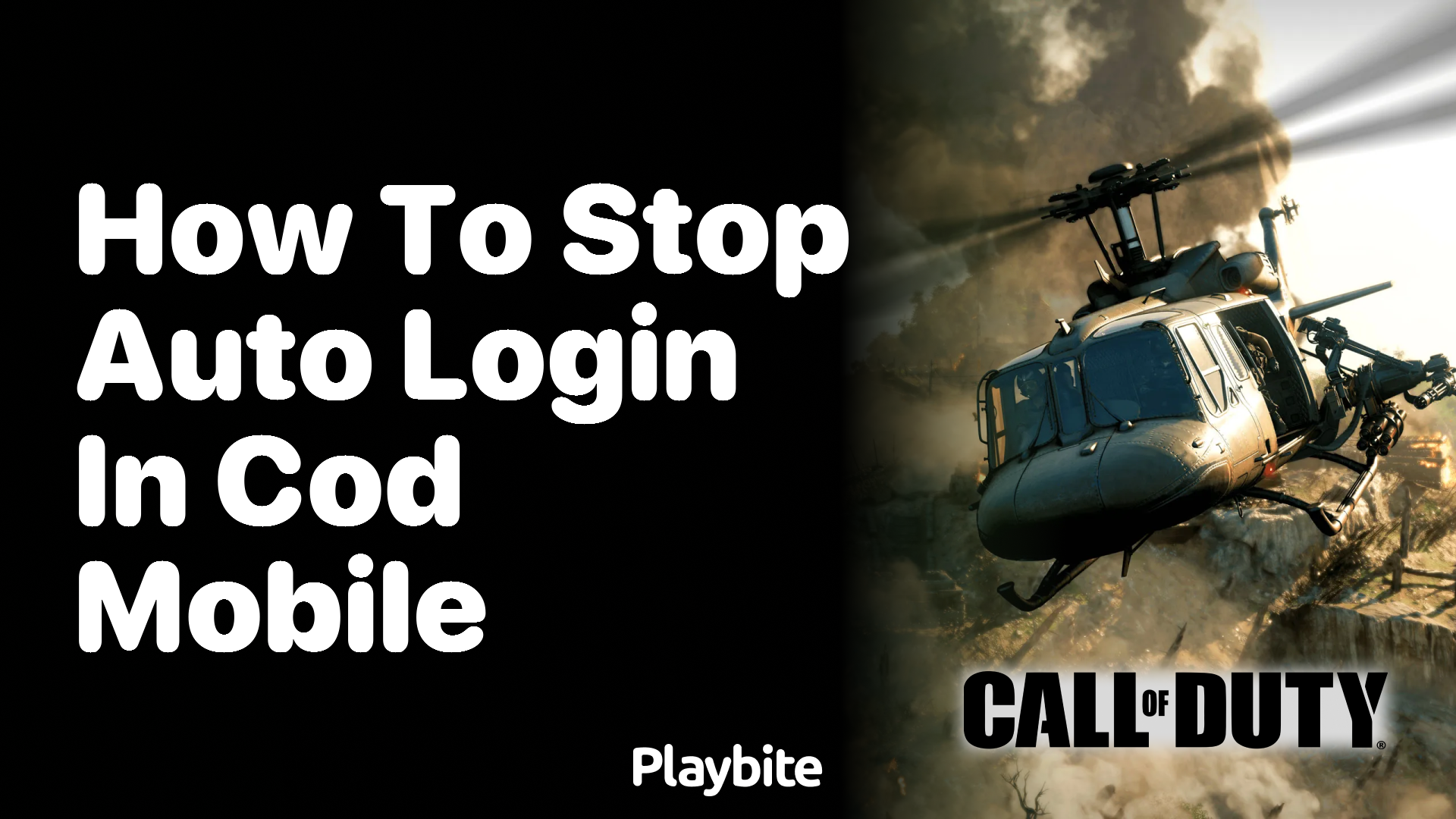 How to Stop Auto Login in COD Mobile