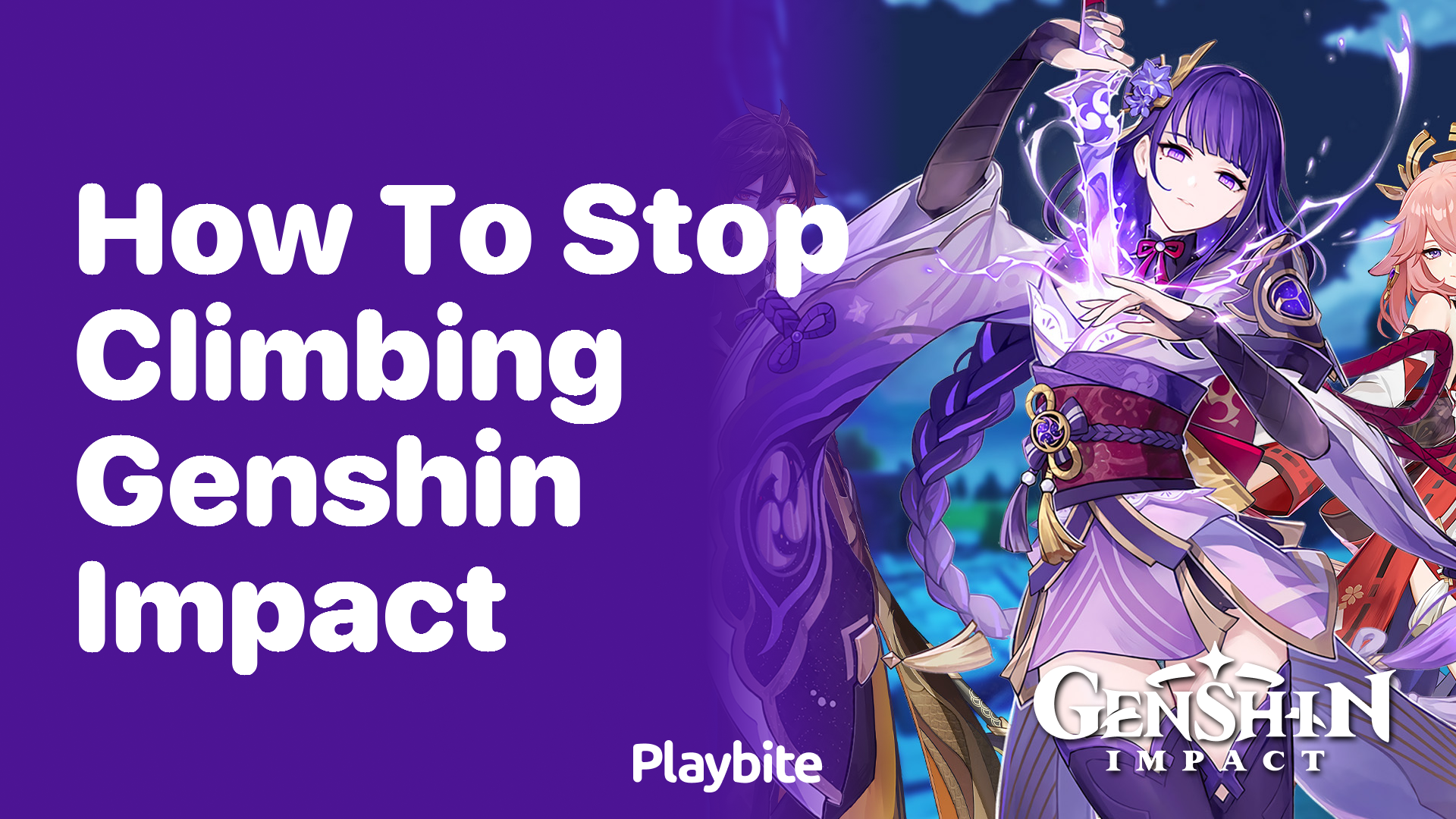 How to Stop Climbing in Genshin Impact: A Quick Guide