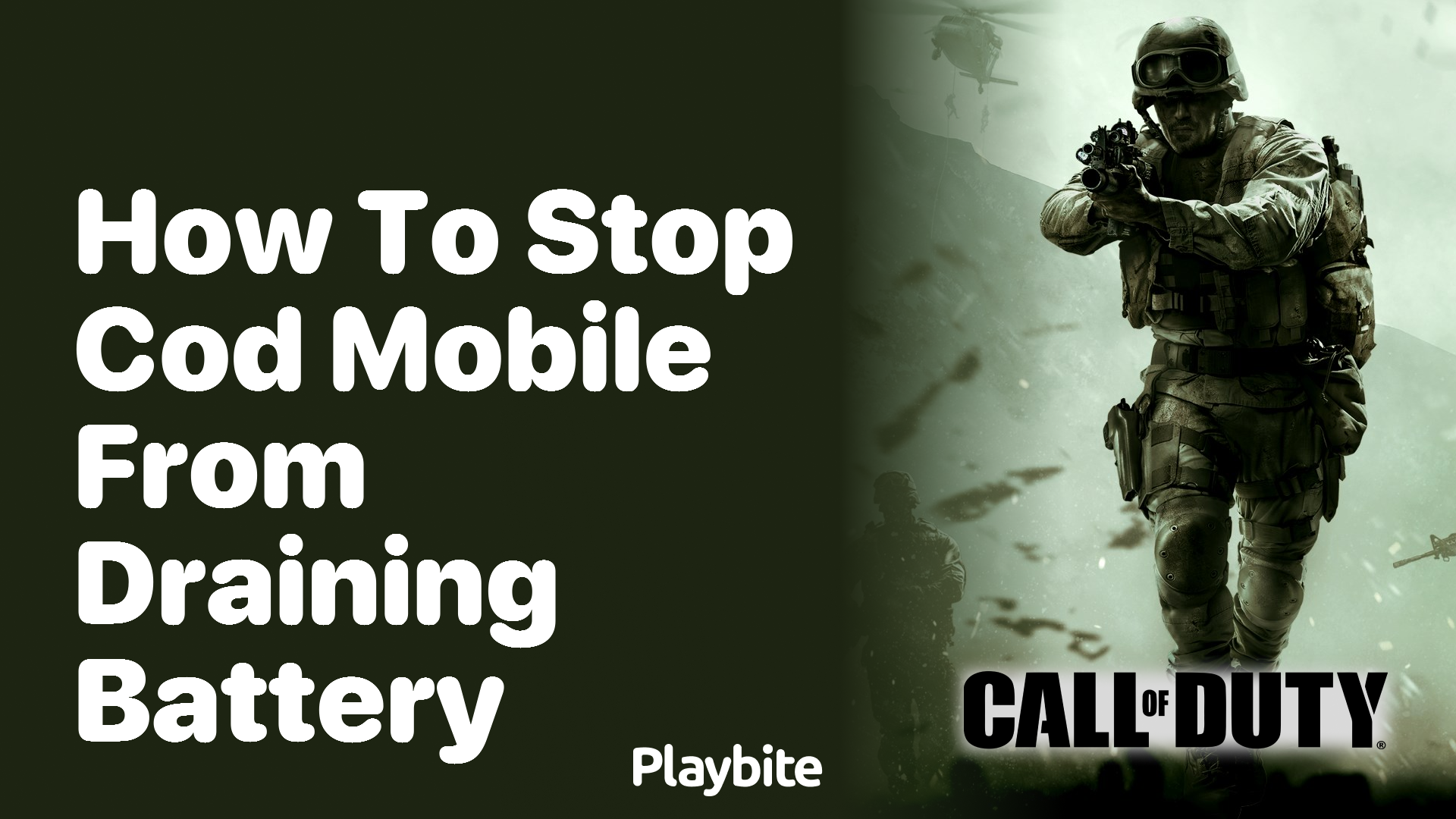 How to Stop CoD Mobile From Draining Your Battery