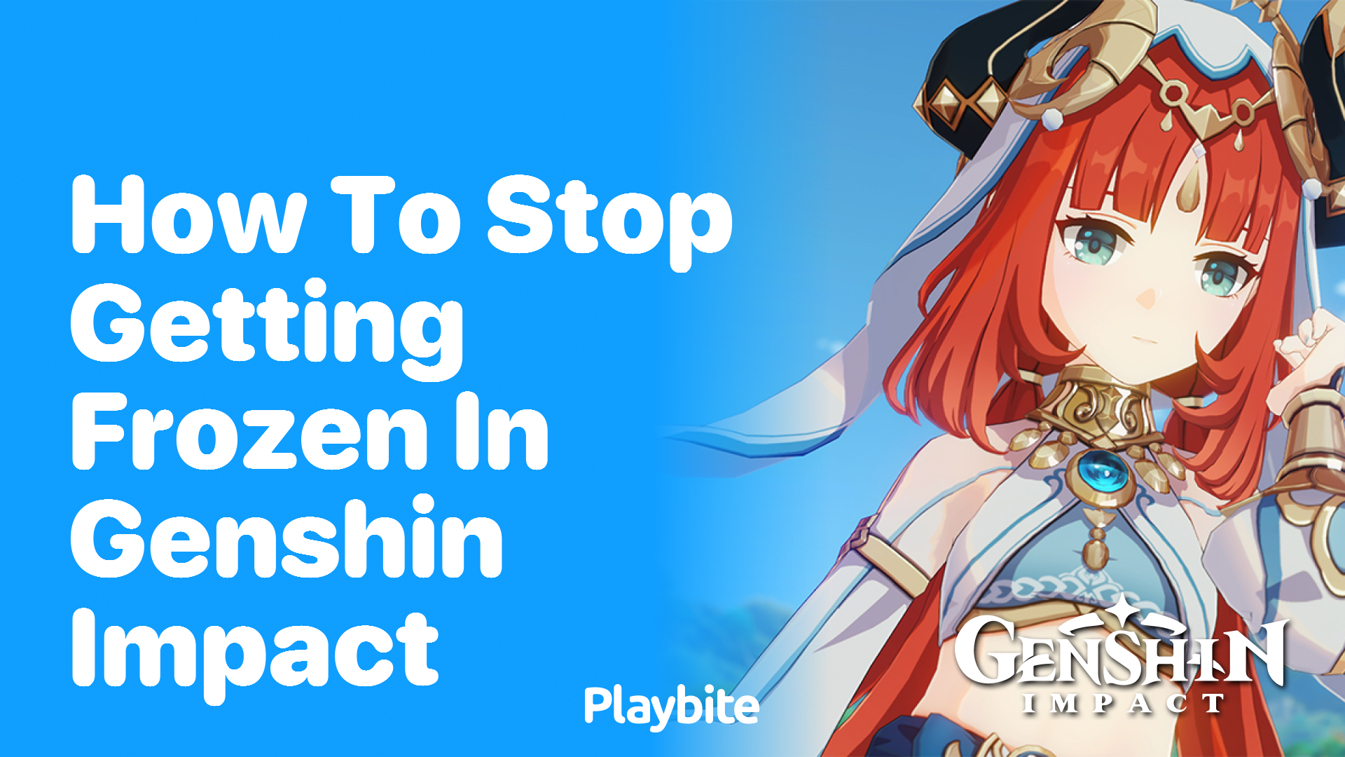 How to Stop Getting Frozen in Genshin Impact