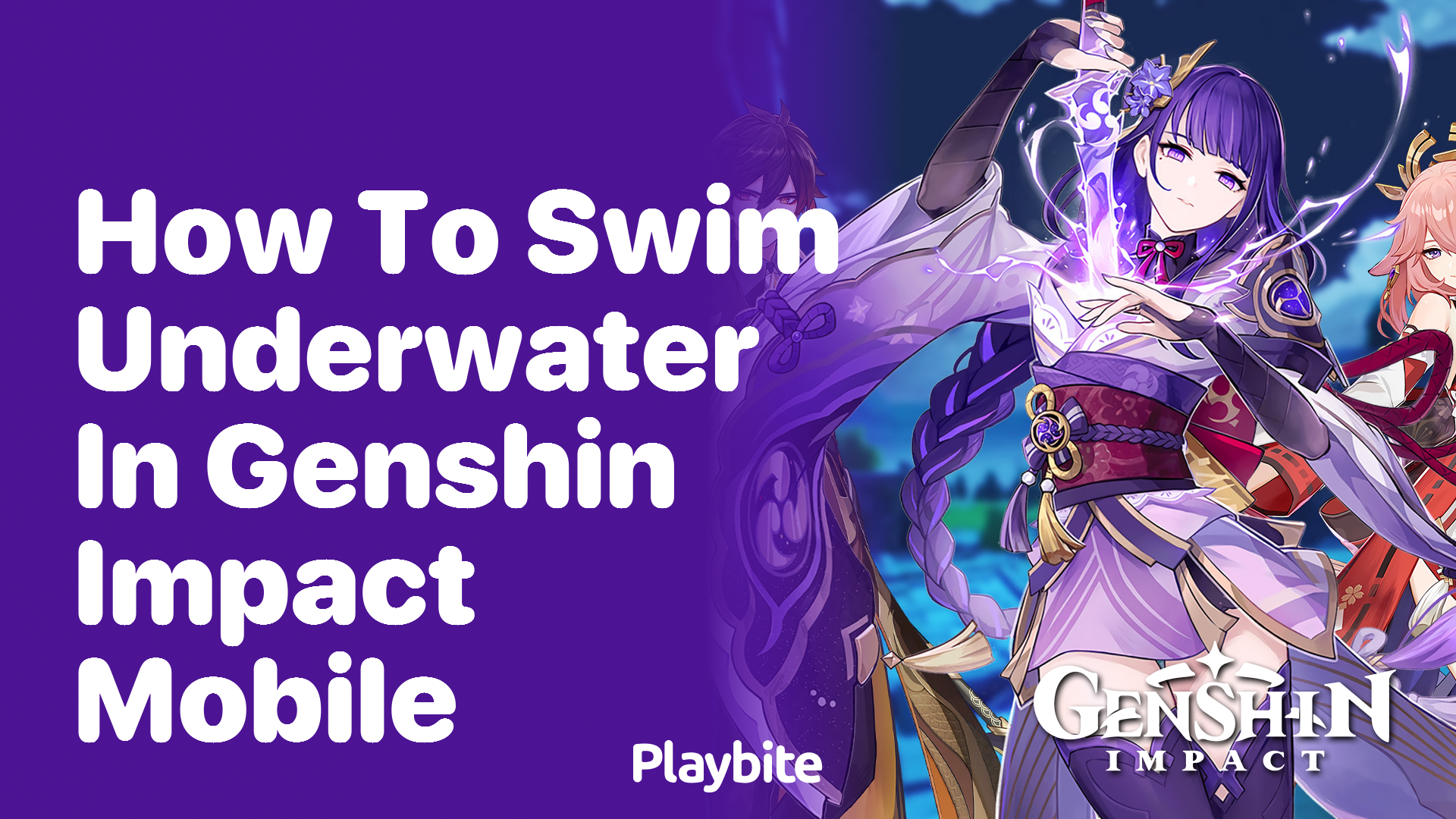 How to Swim Underwater in Genshin Impact Mobile