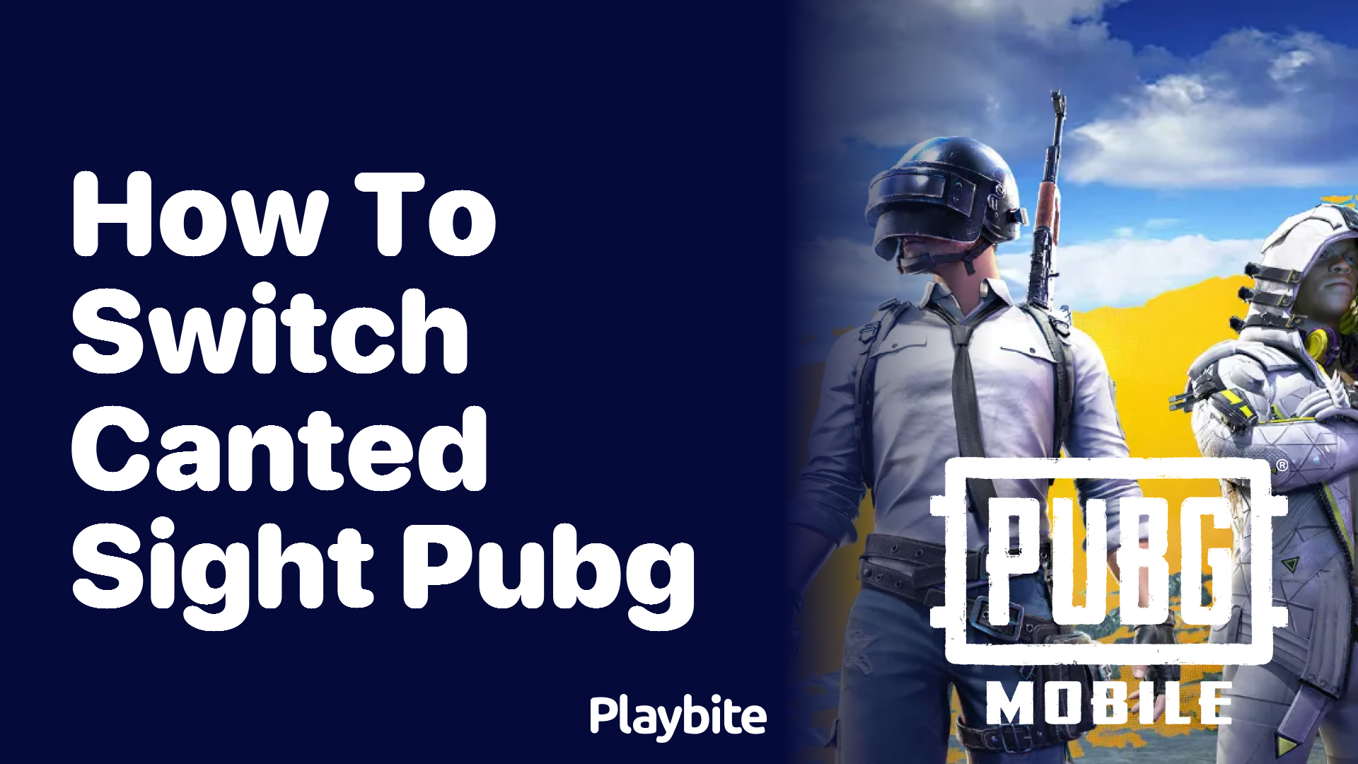 How to Switch Canted Sight in PUBG Mobile
