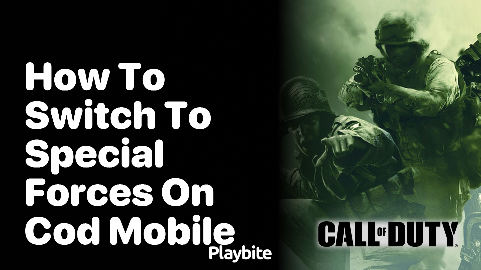 How to Switch to Special Forces on COD Mobile