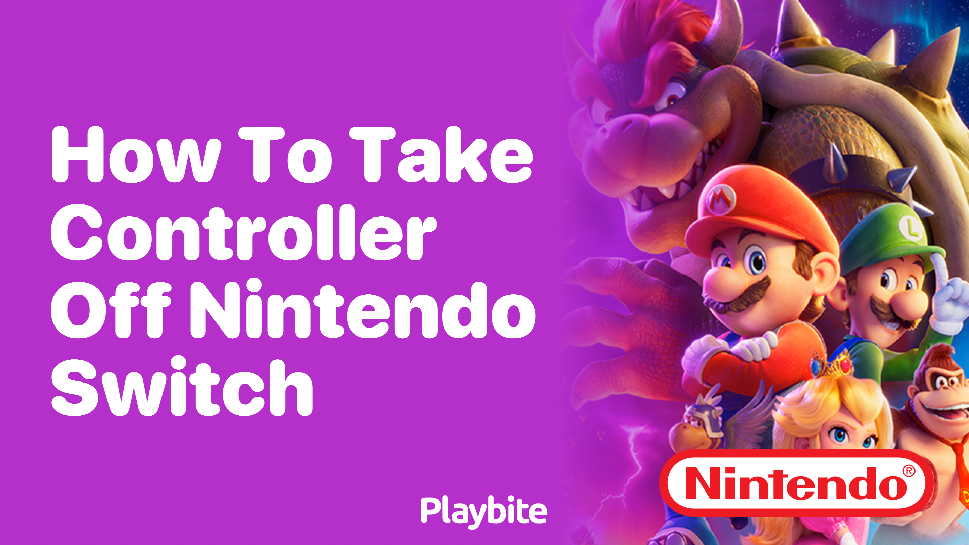 How to Take a Controller Off a Nintendo Switch