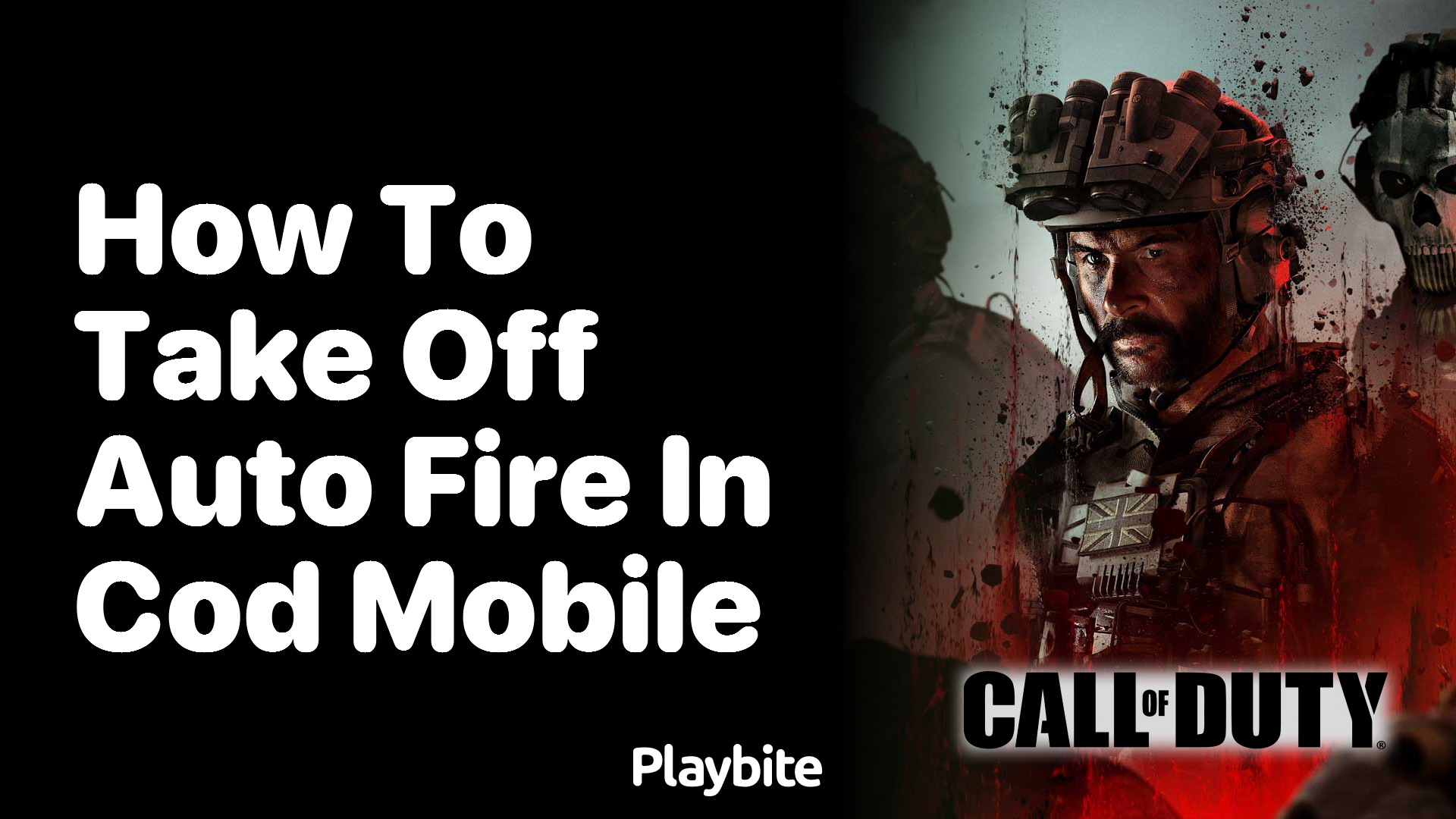 How to Turn Off Auto Fire in COD Mobile