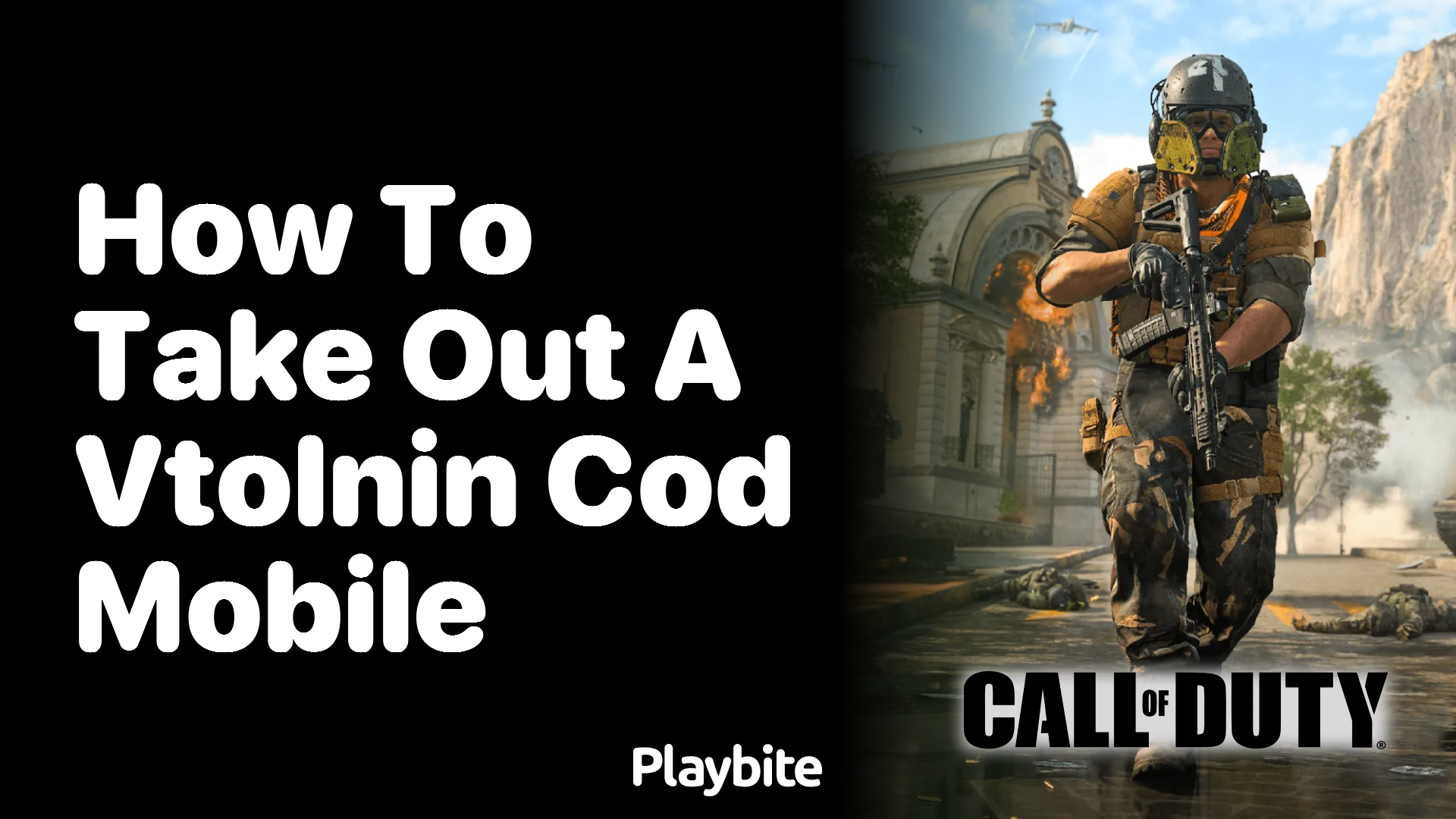 How to Take Out a VTOL in COD Mobile