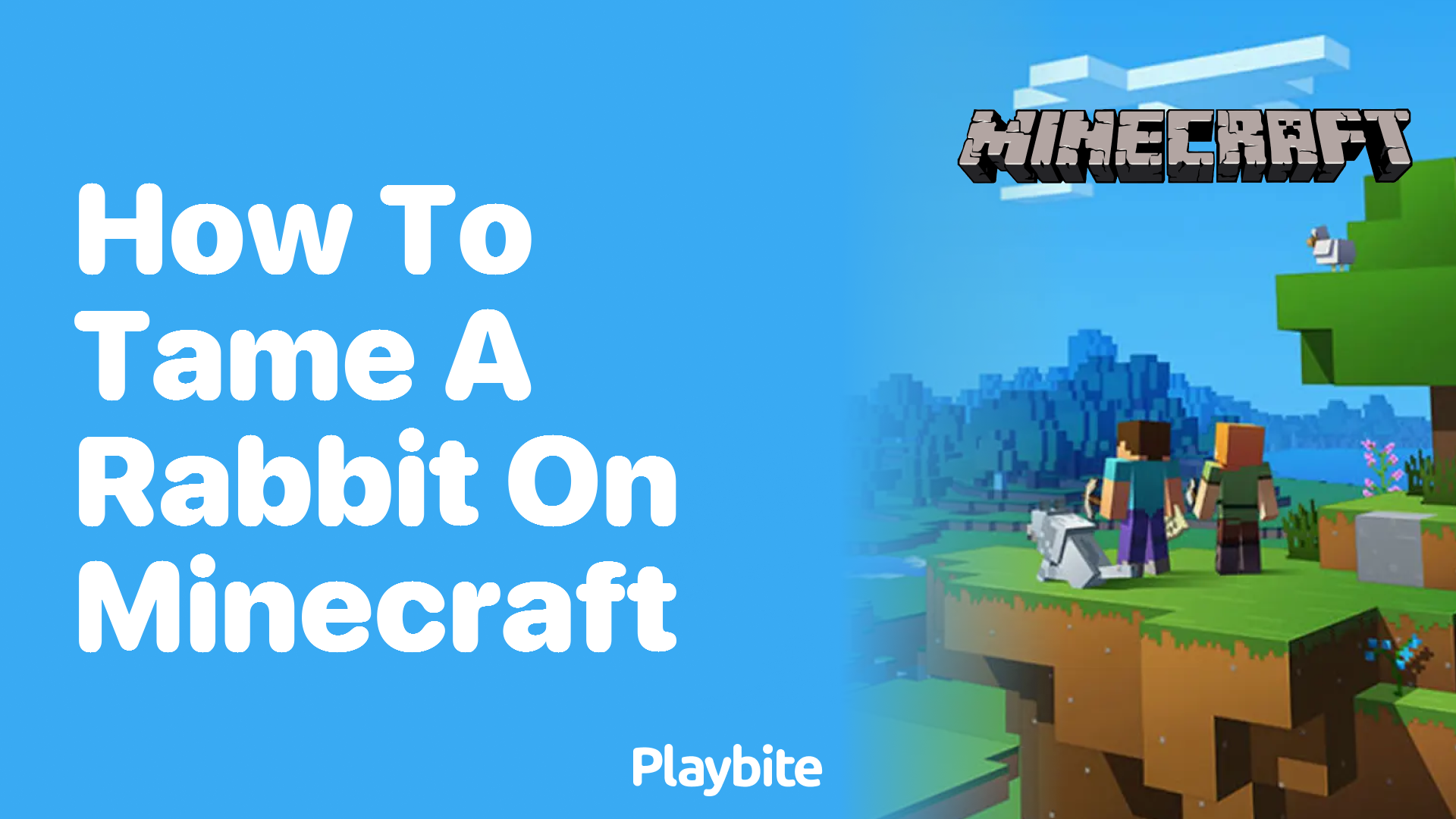 How to Tame a Rabbit in Minecraft?