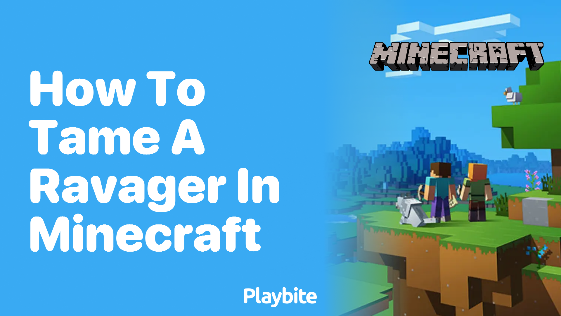 How to Tame a Ravager in Minecraft Playbite