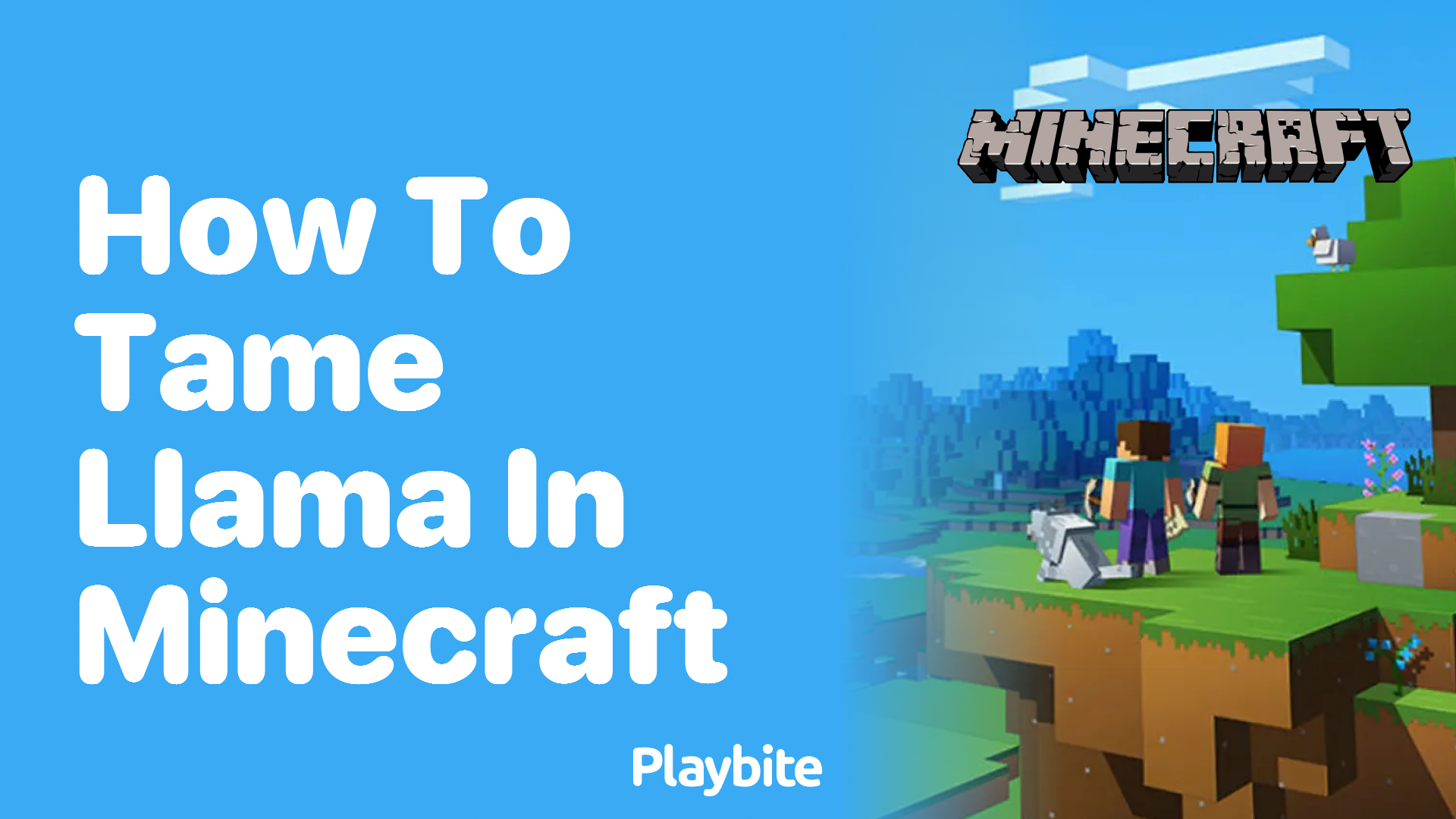 How to Tame a Llama in Minecraft