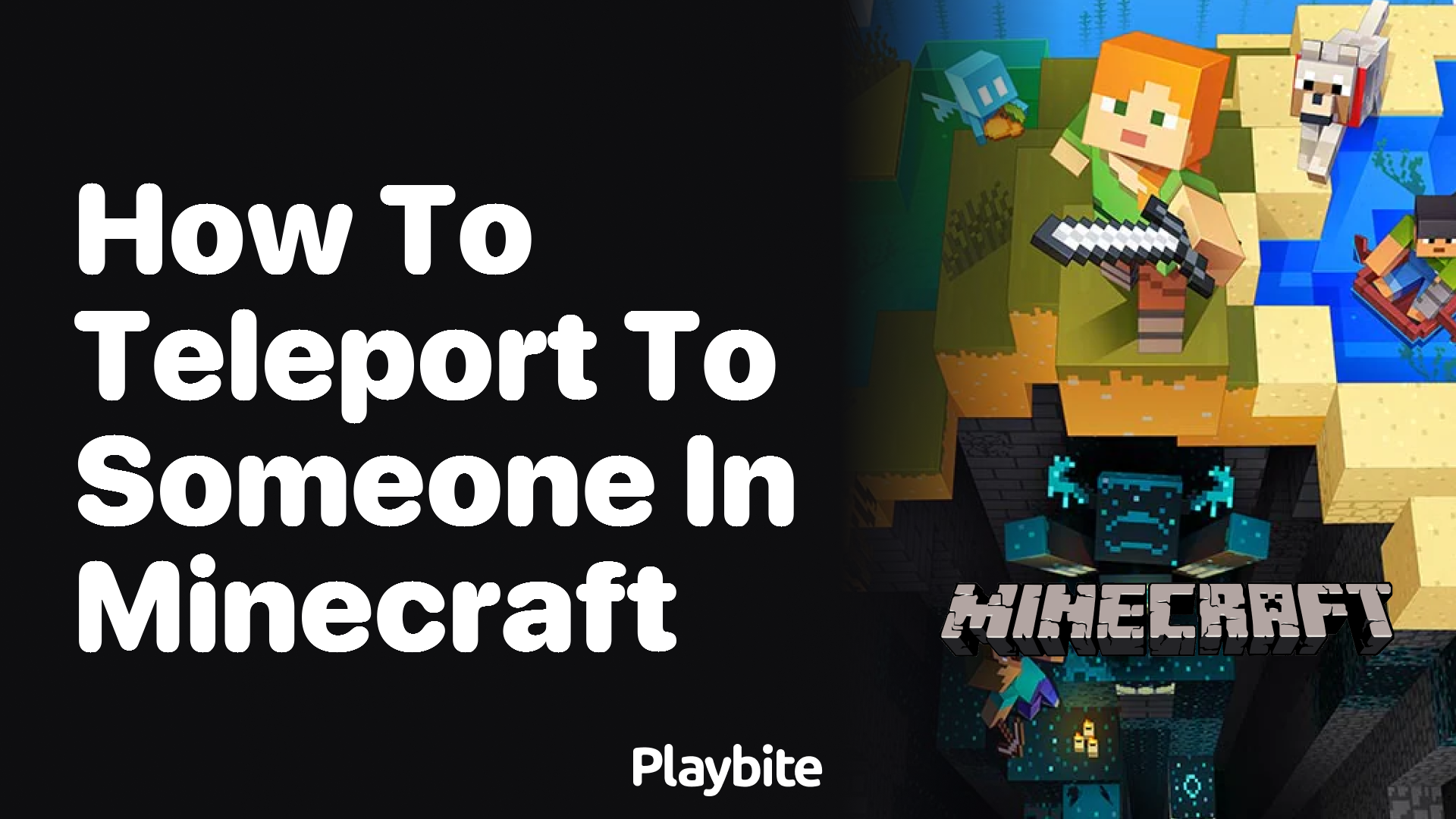 How to Teleport to Someone in Minecraft - Playbite