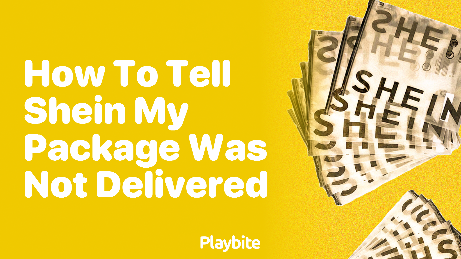 How to Tell SHEIN Your Package Was Not Delivered