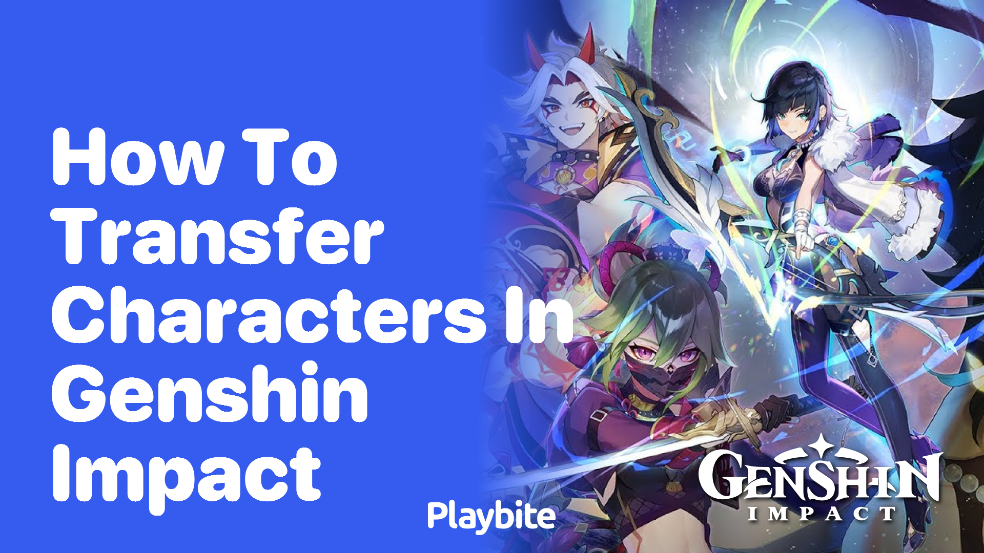 How to Transfer Characters in Genshin Impact