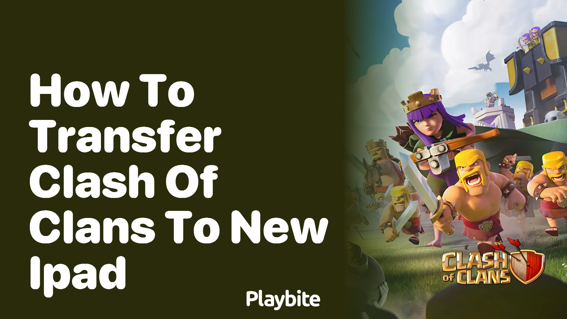 How to Transfer Clash of Clans to a New iPad