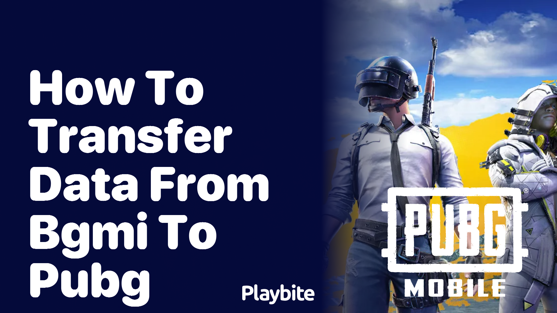 How to Transfer Data from BGMI to PUBG Mobile