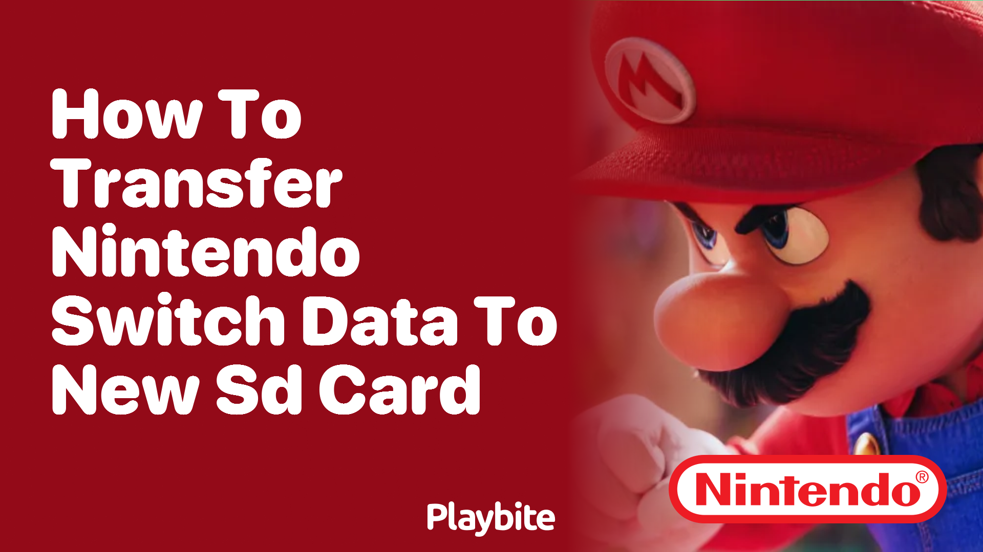 How to Transfer Nintendo Switch Data to a New SD Card - Playbite