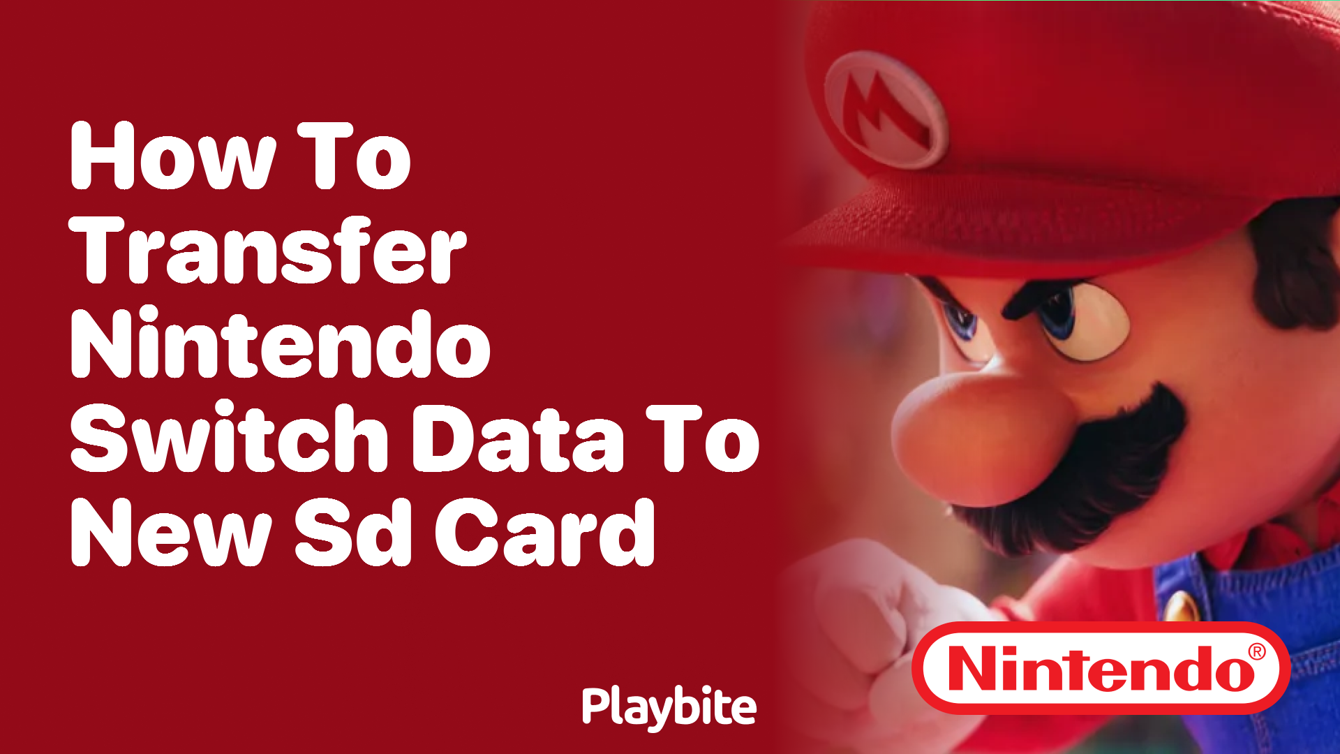 How to Transfer Nintendo Switch Data to a New SD Card