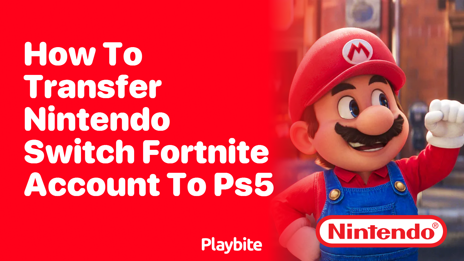 How to Transfer Your Nintendo Switch Fortnite Account to PS5
