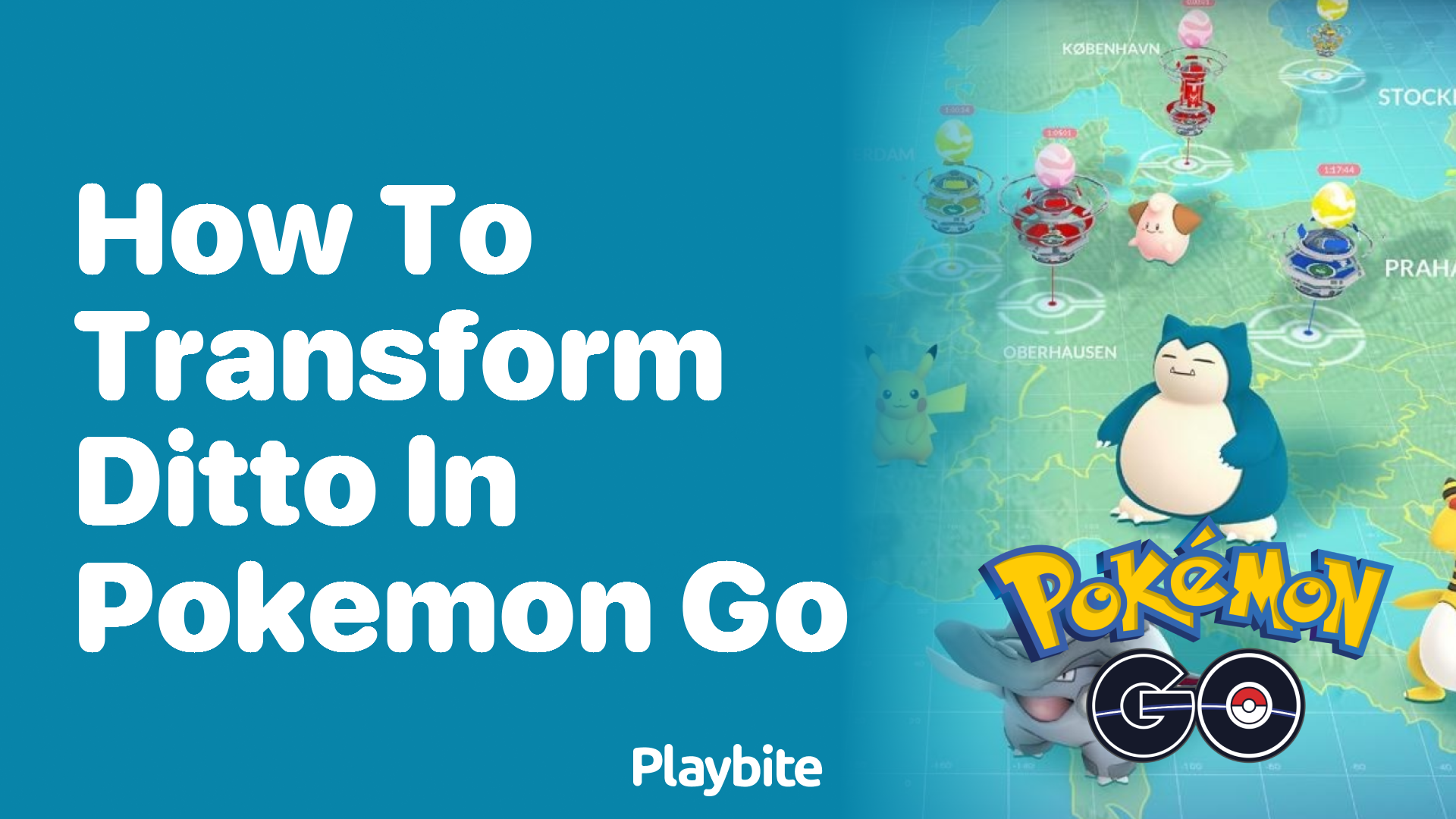 How to transform Ditto in Pokemon GO