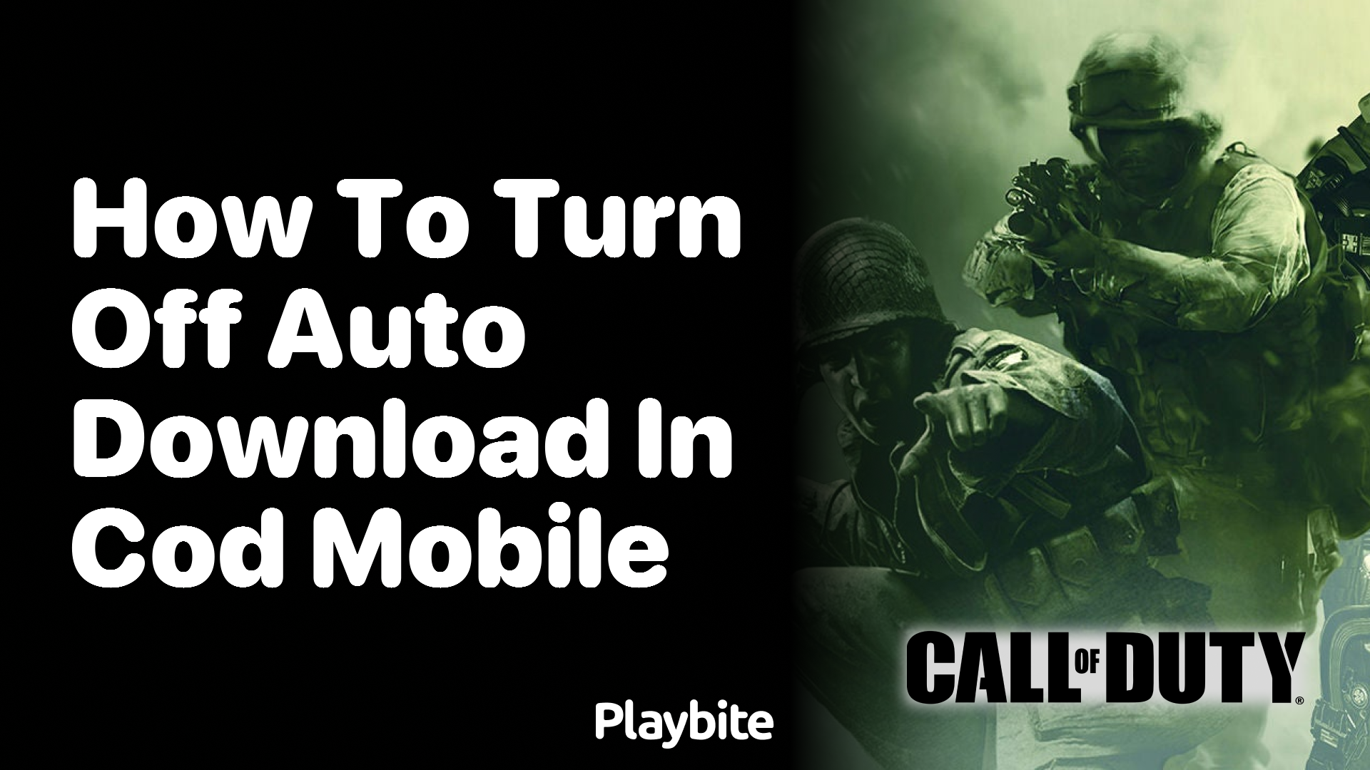 How to Turn Off Auto Download in COD Mobile