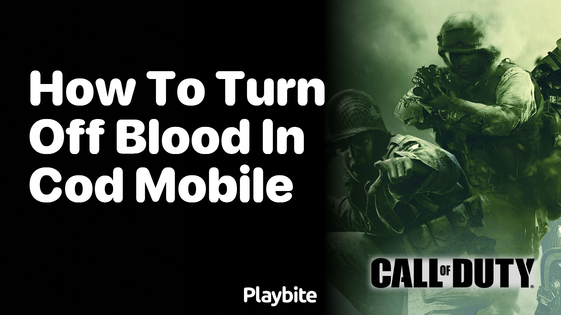How to Turn Off Blood in COD Mobile