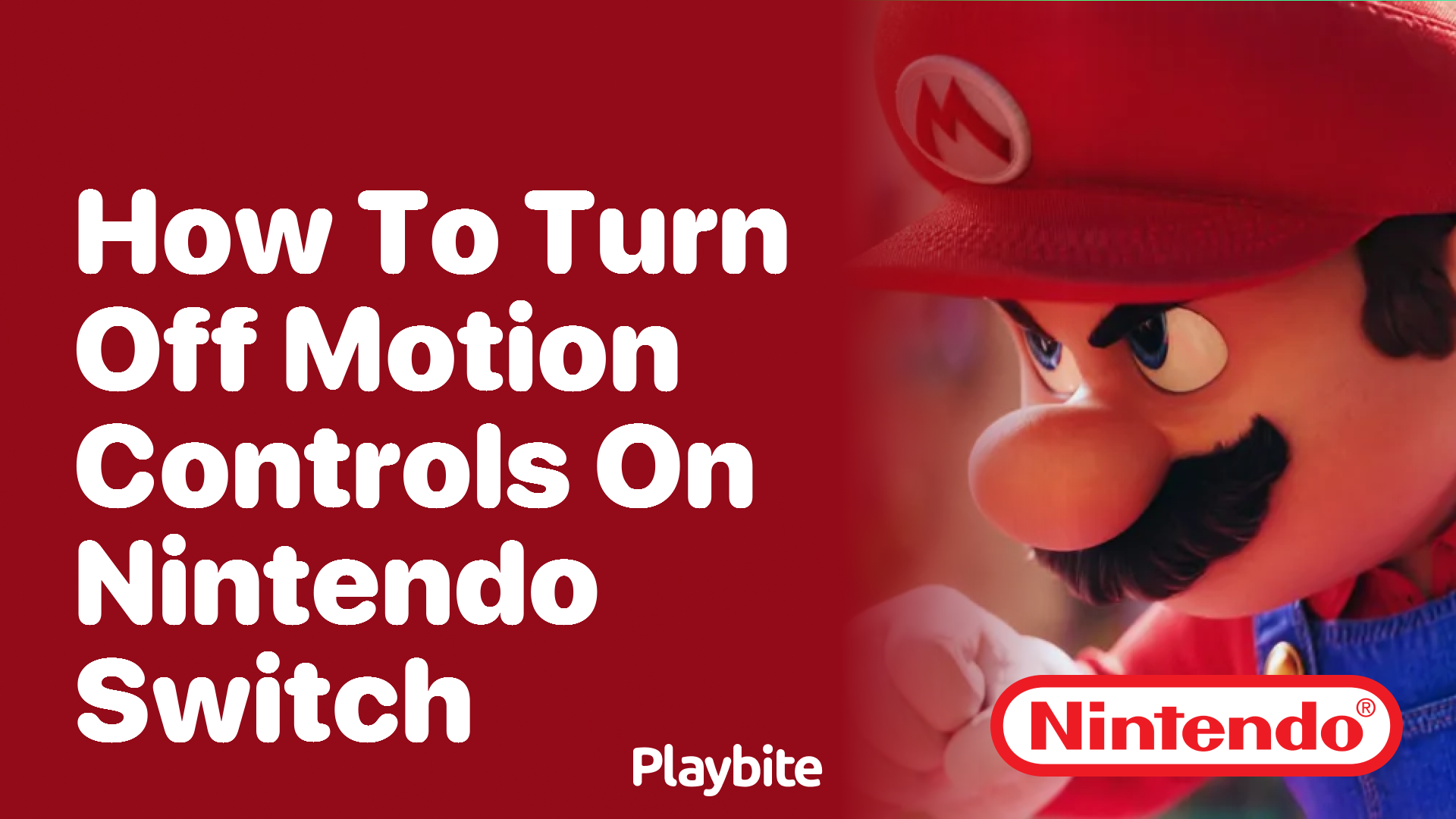 How to Turn Off Motion Controls on Your Nintendo Switch
