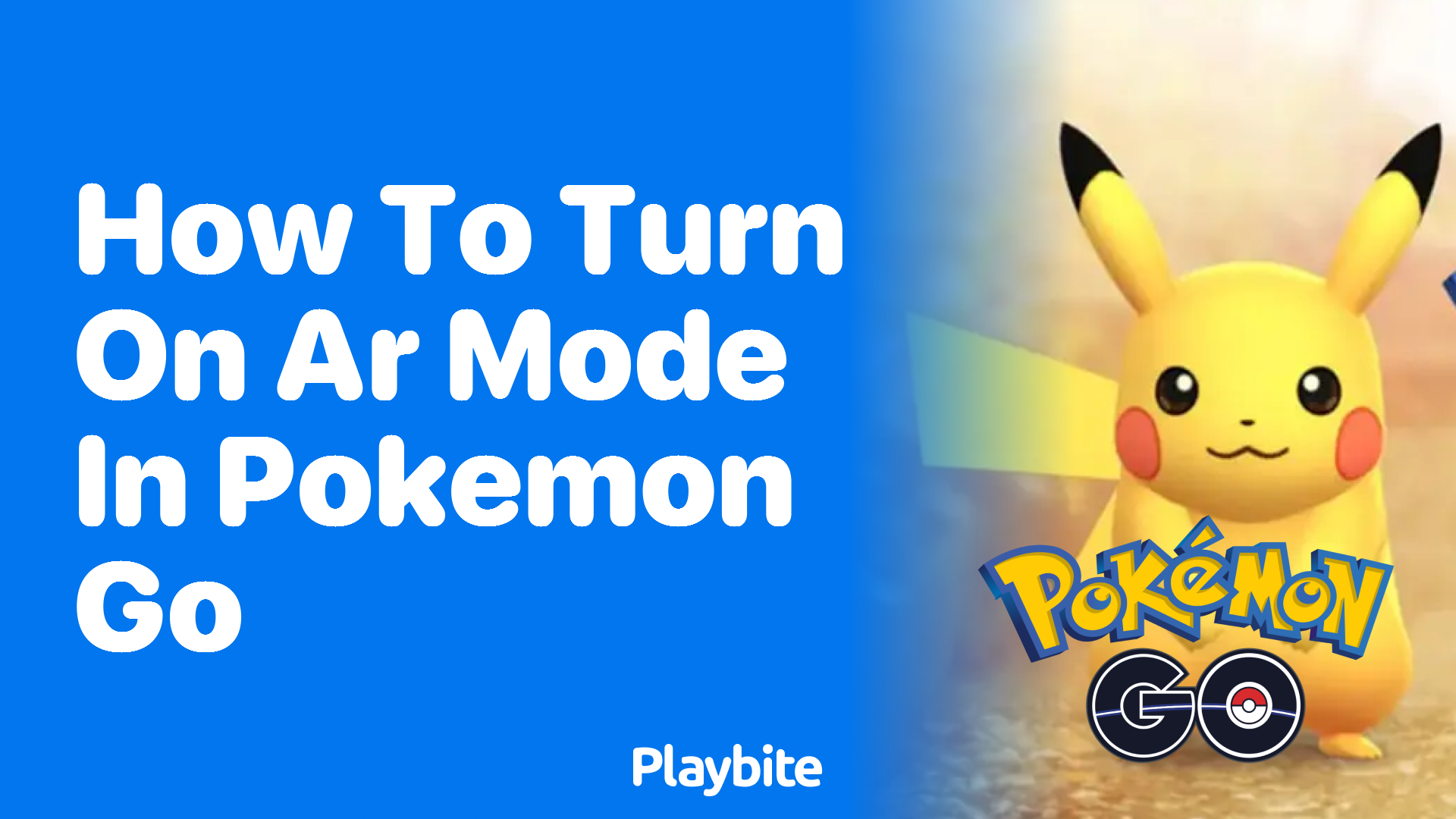 How to Turn On AR Mode in Pokémon GO