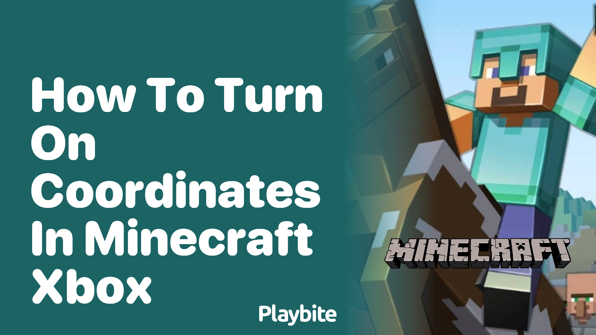 How to Turn On Coordinates in Minecraft Xbox Playbite