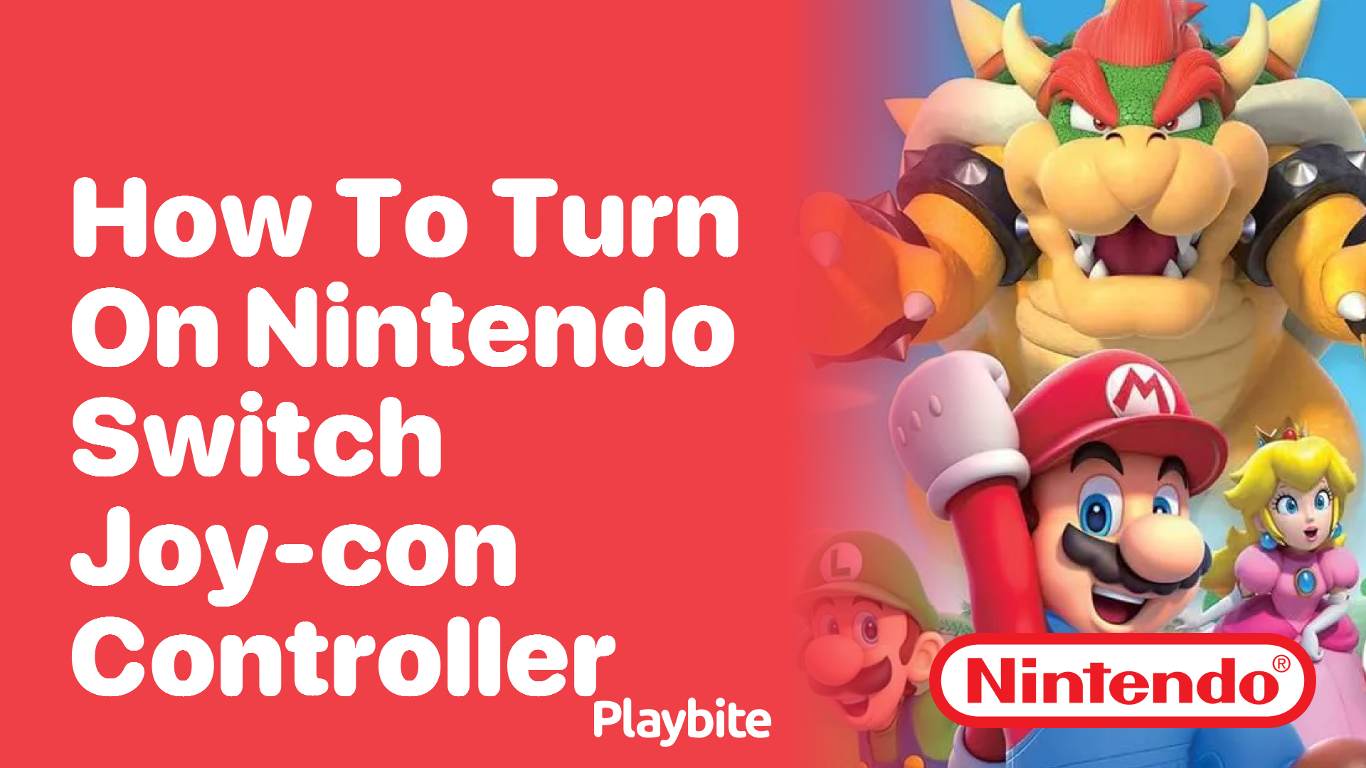 How to Turn On Your Nintendo Switch Joy-Con Controller