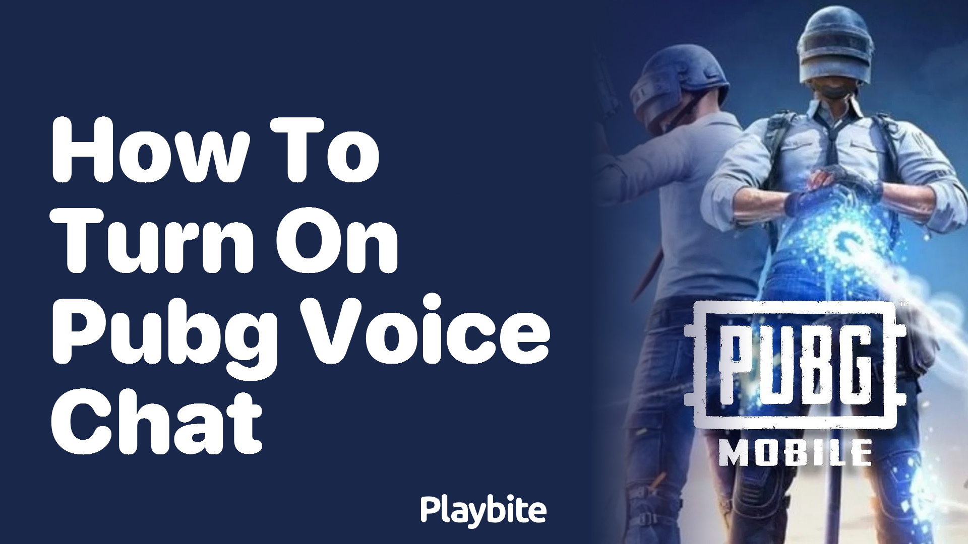 How to Turn On PUBG Voice Chat