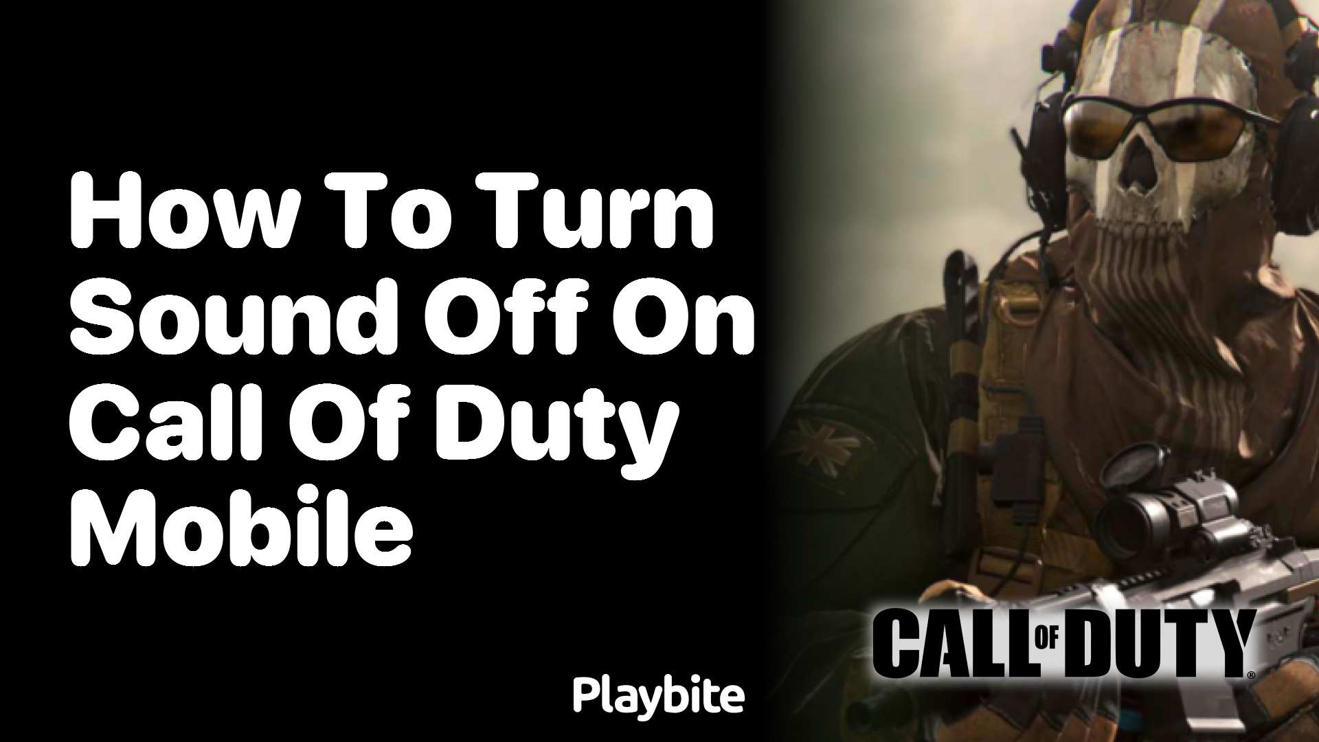 How to Turn Sound Off in Call of Duty Mobile