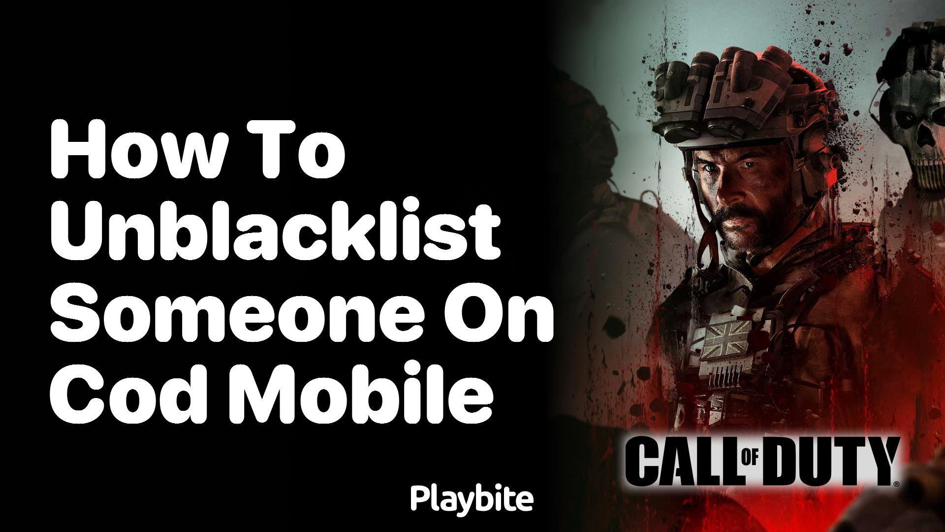 How to Unblacklist Someone on COD Mobile