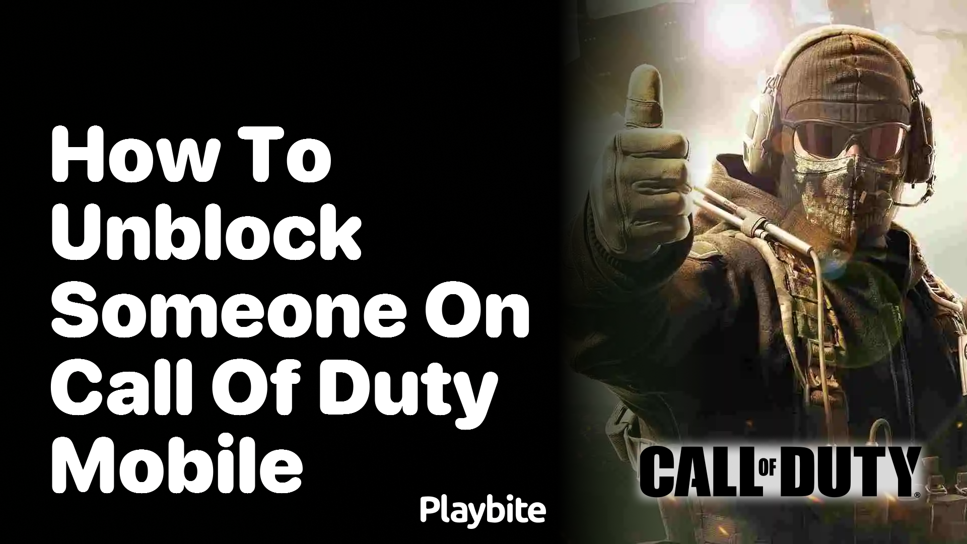 How to Unblock Someone on Call of Duty Mobile