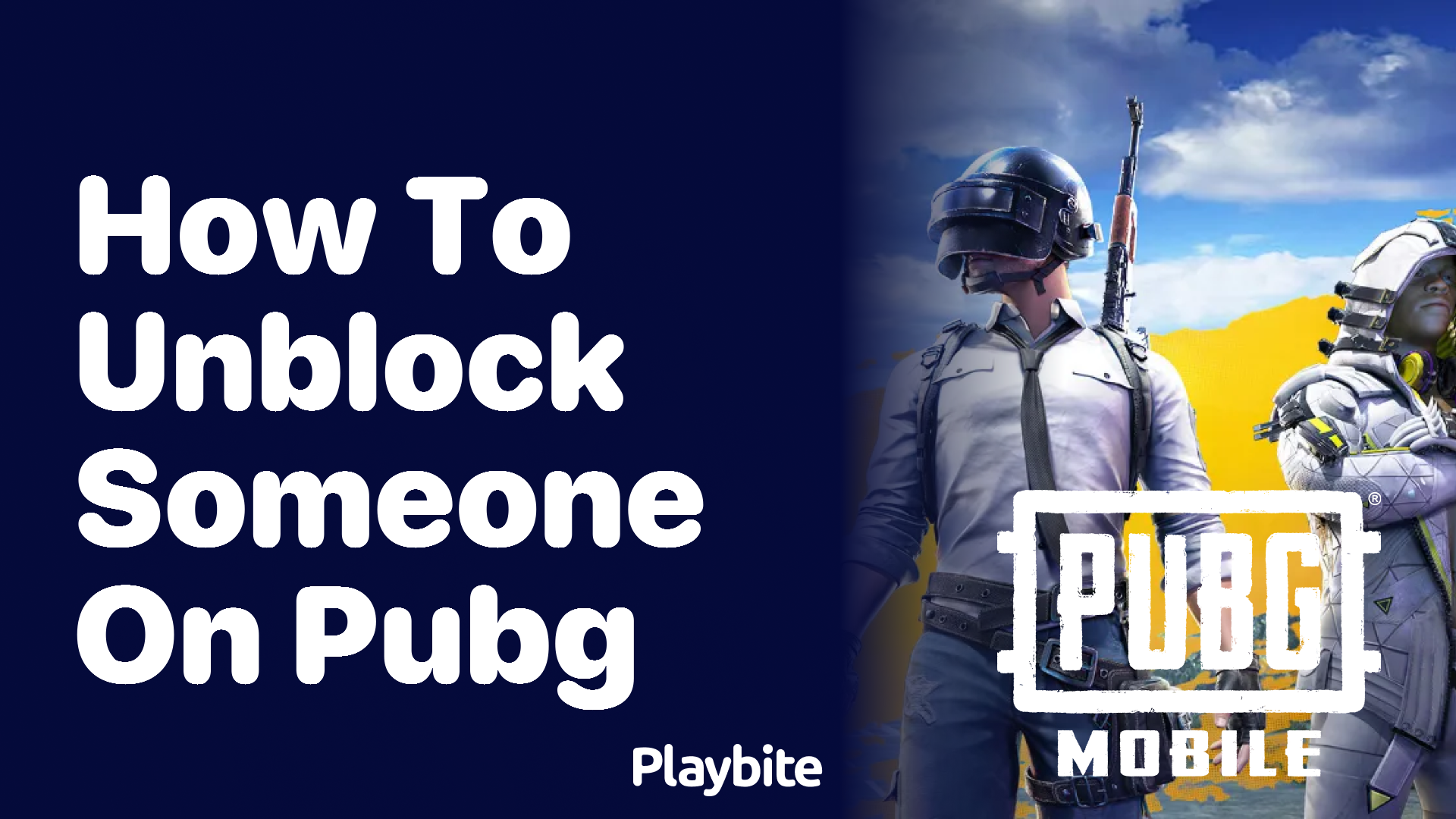 How to Unblock Someone on PUBG Mobile