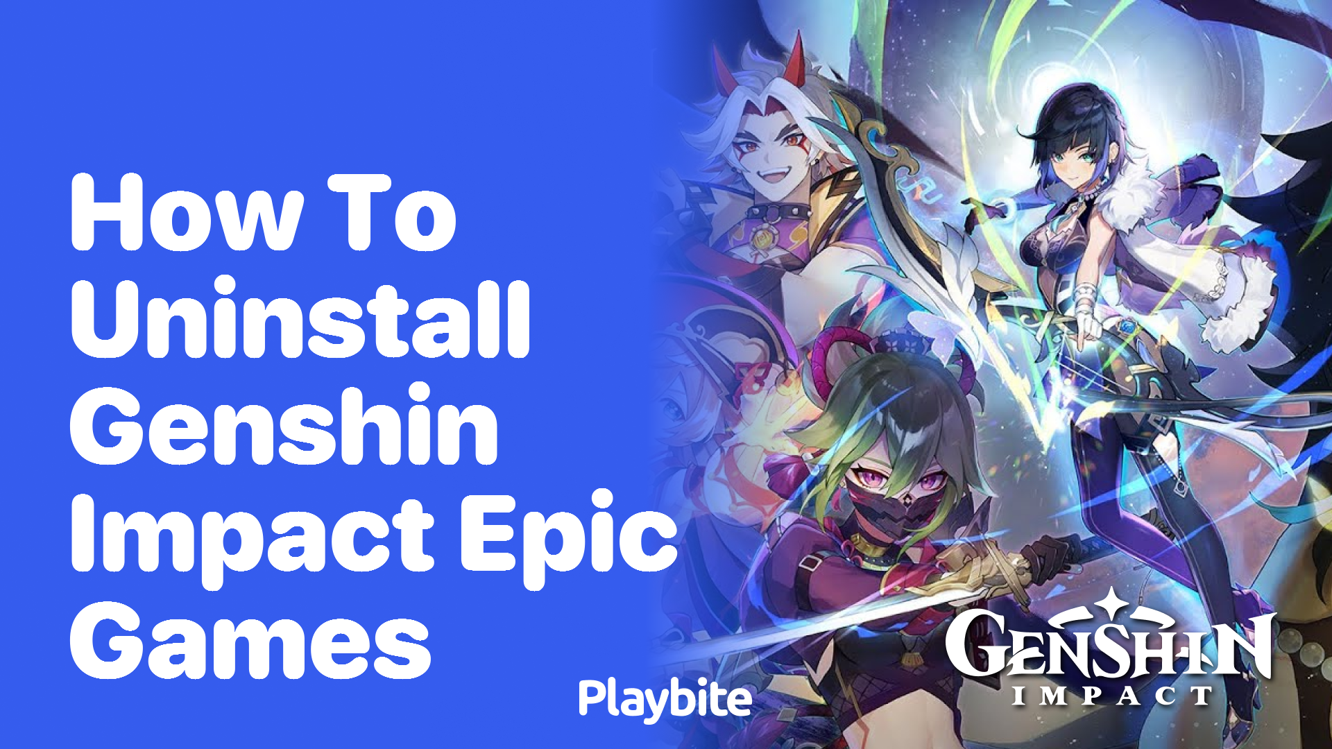 How to Uninstall Genshin Impact from Epic Games