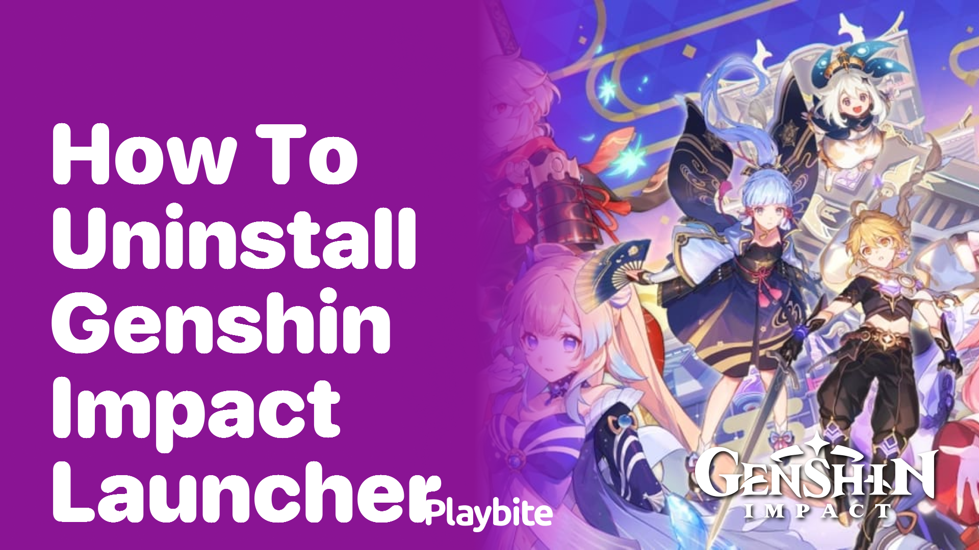 How to Uninstall Genshin Impact Launcher