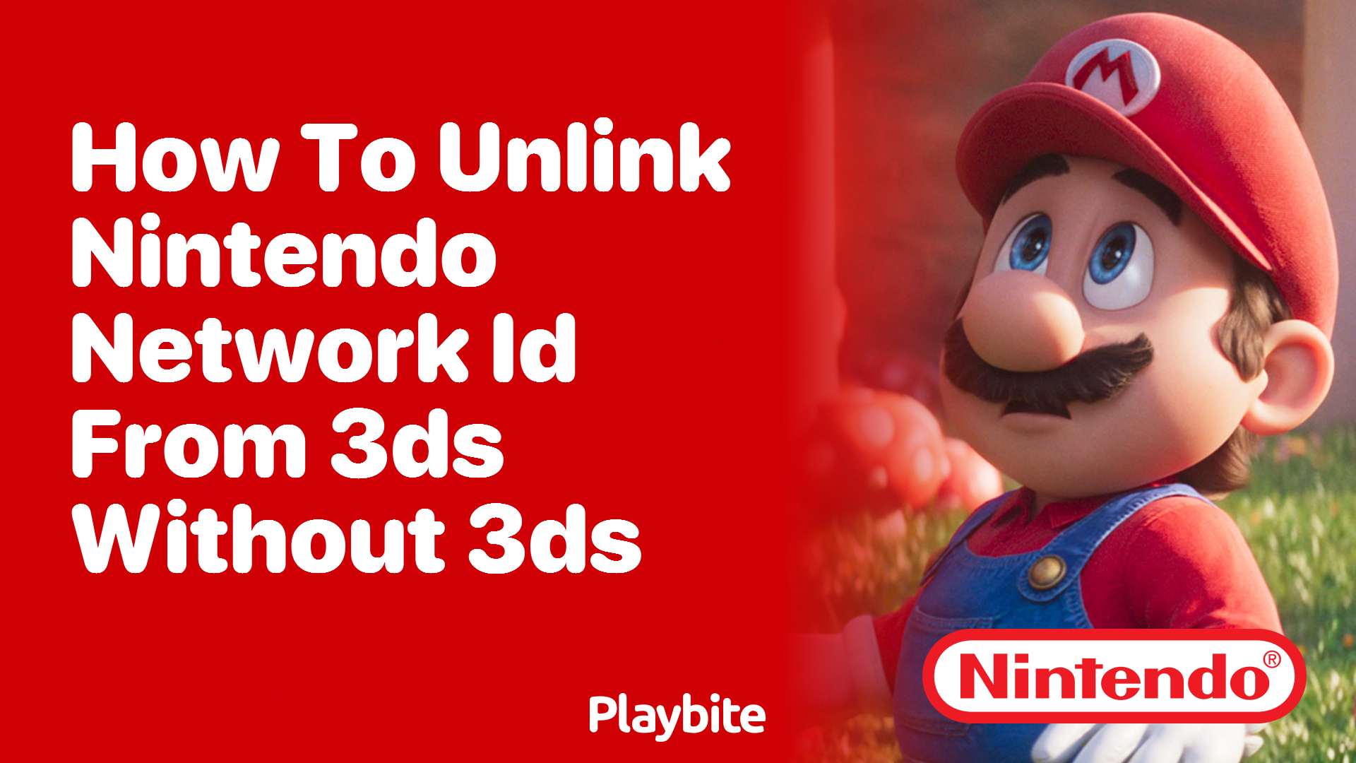 How to Unlink Nintendo Network ID from 3DS Without the 3DS