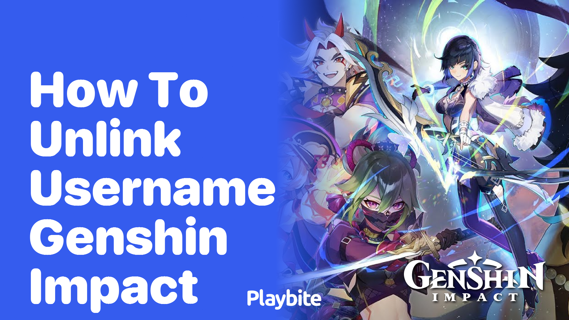 How to Unlink Your Username in Genshin Impact