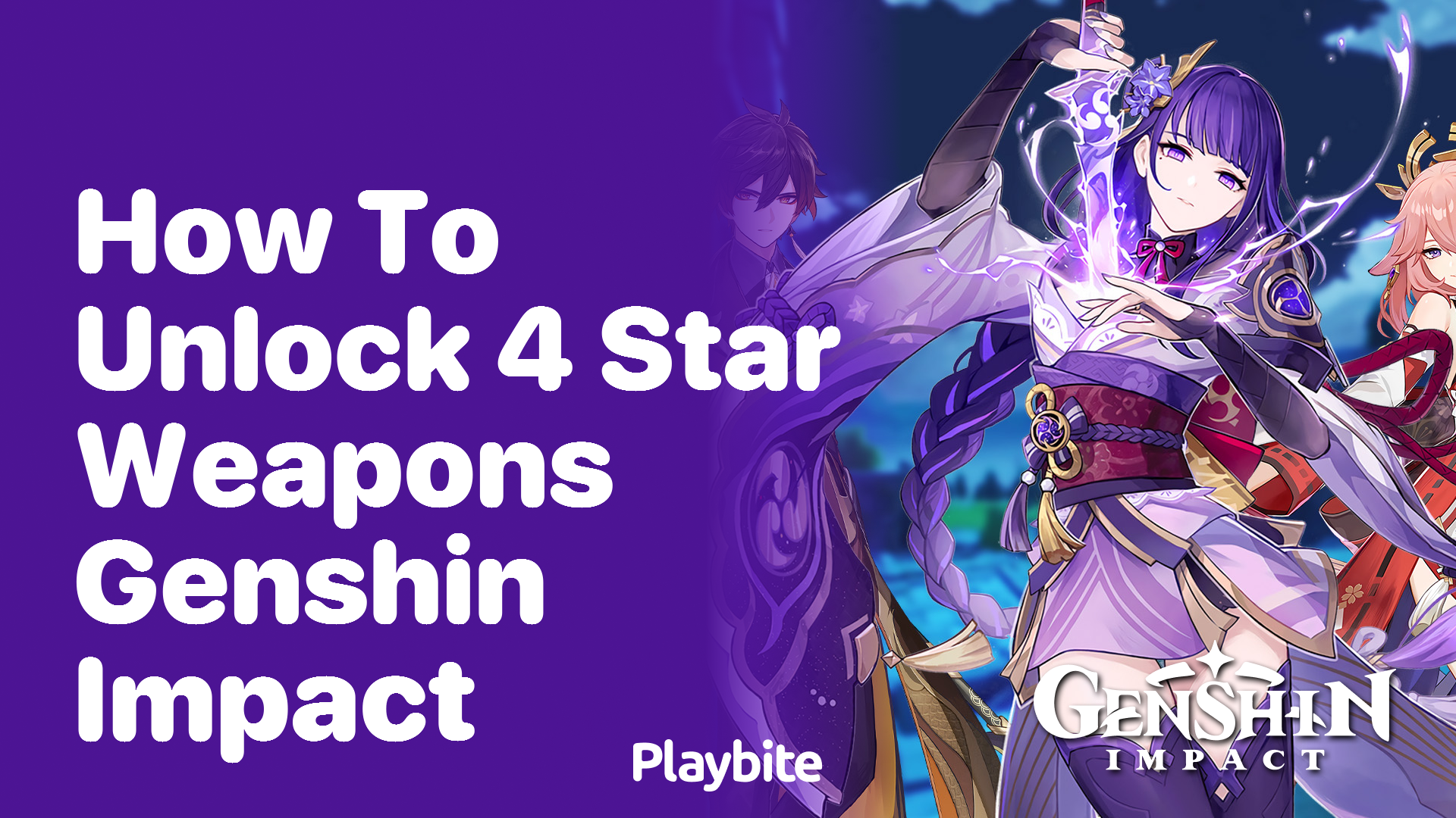 How to Unlock 4-Star Weapons in Genshin Impact